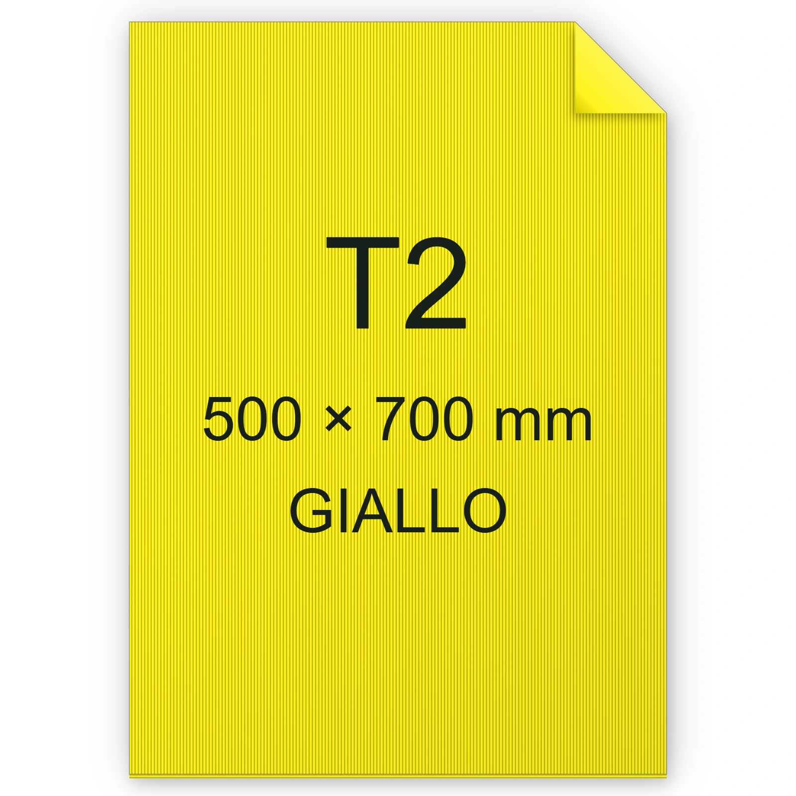 Cartoncino Favini, Sigillo Ondulato, 275 g/m², T2, GIALLO FAVA35B041
