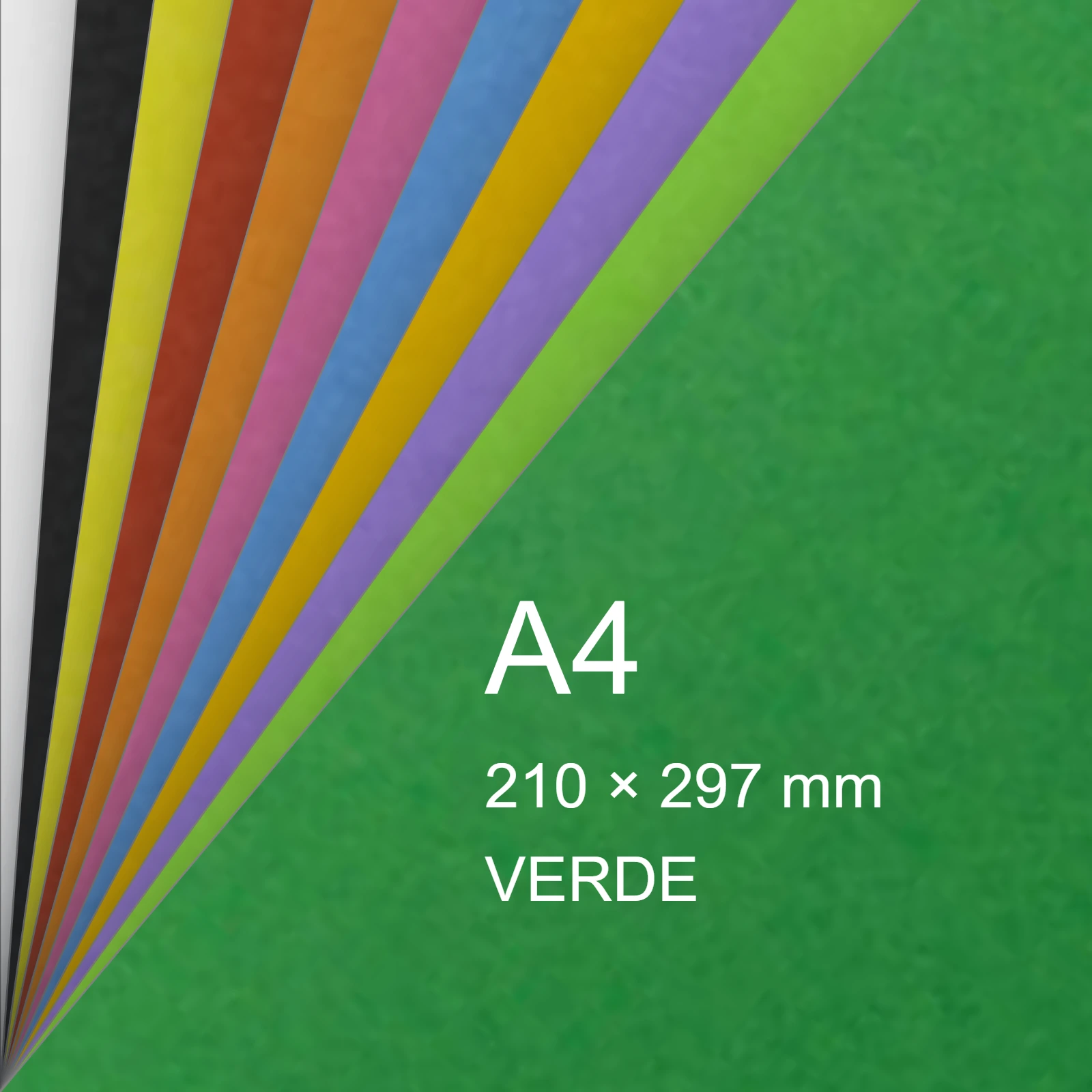 Carta Favini, RismaLuce Small Collezioni, 90 g/m², A4, VERDE 60 FAVA69D144 - immagine aggiuntiva