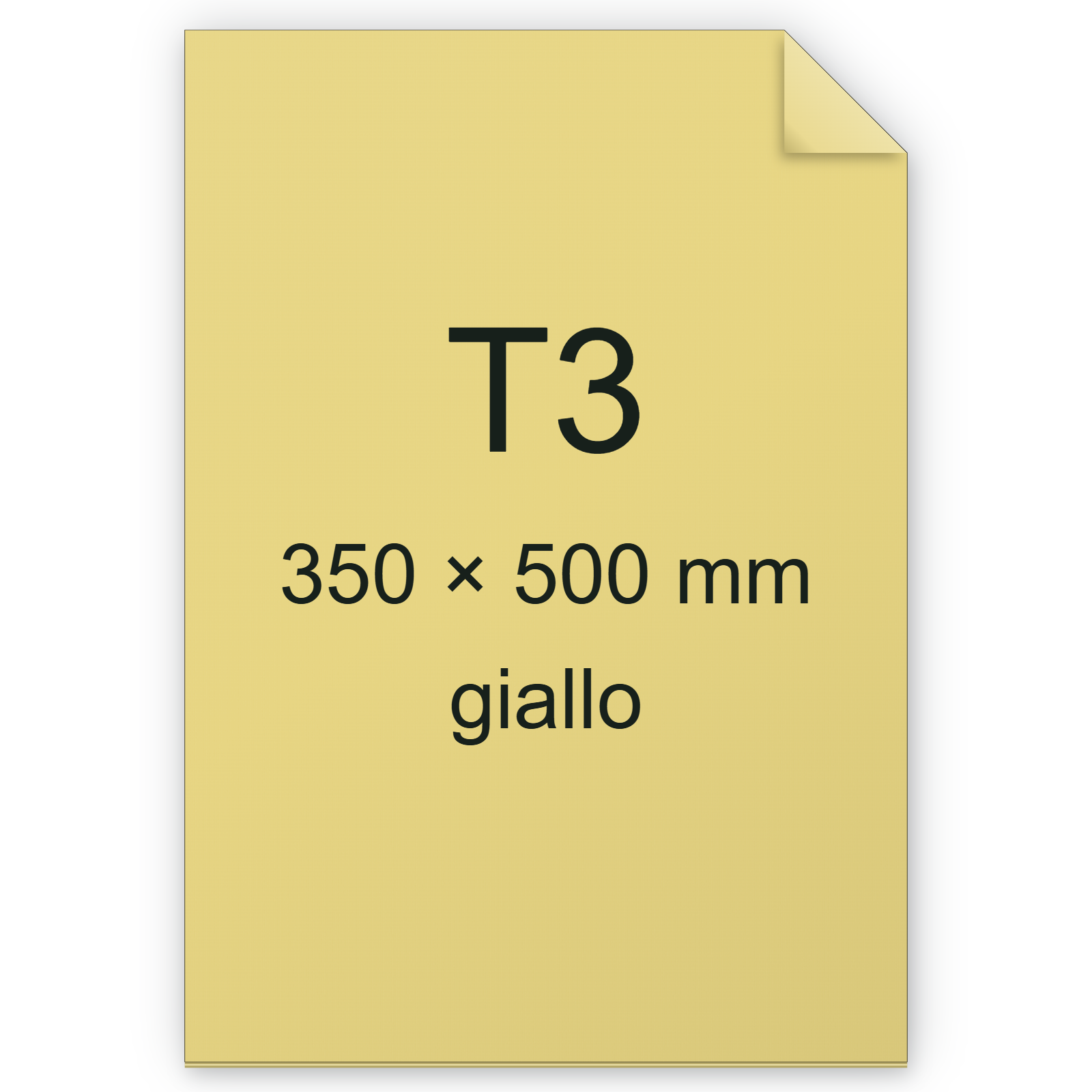 Cartoncino ManilaFormosa GIALLO, t3, 140gr BRA528t3