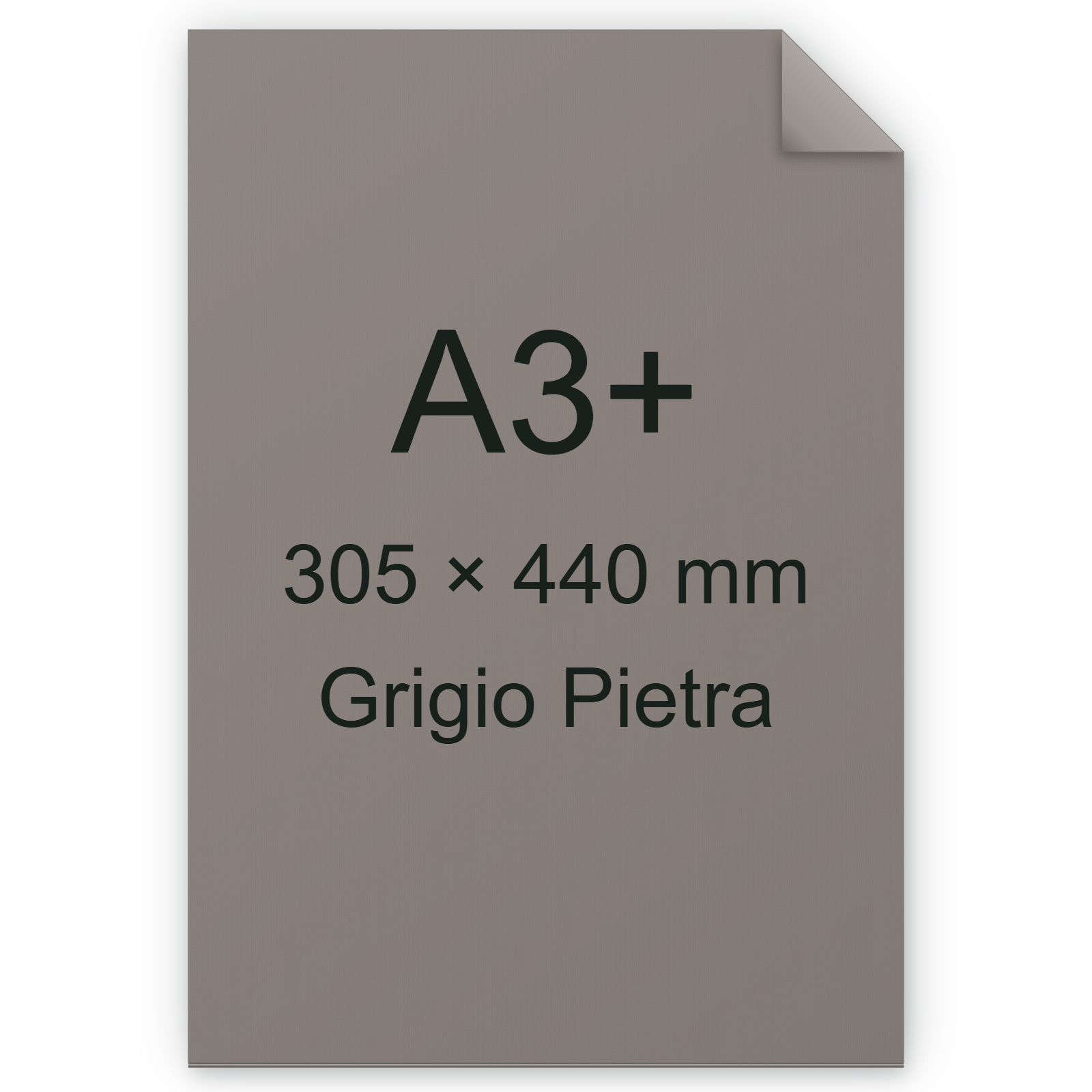 Carta Favini, Burano, 90 g/m², A3+, GRIGIO PIETRA 14 BRA1810a3+