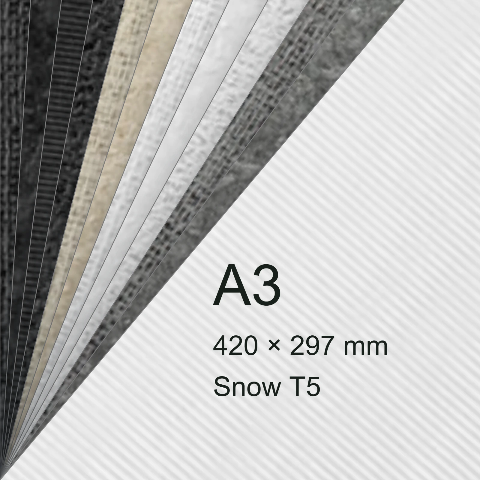 Carta Favini, Classy Covers, 115 g/m², A3, SNOW T5 bra6641a3 - immagine aggiuntiva