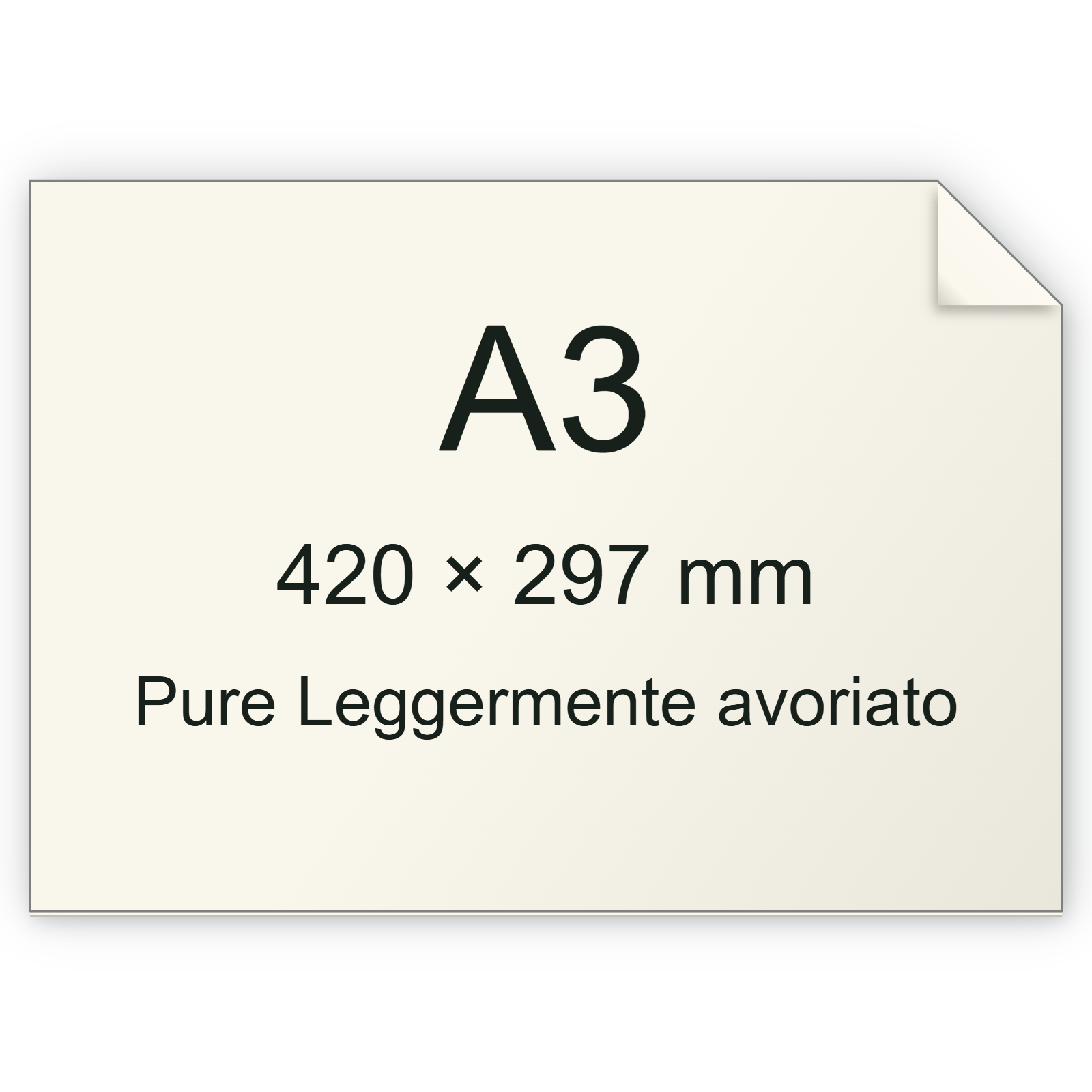 CartoncinoPure, Munken, AvorioChiaro, 150gr, a3 bra1746a3