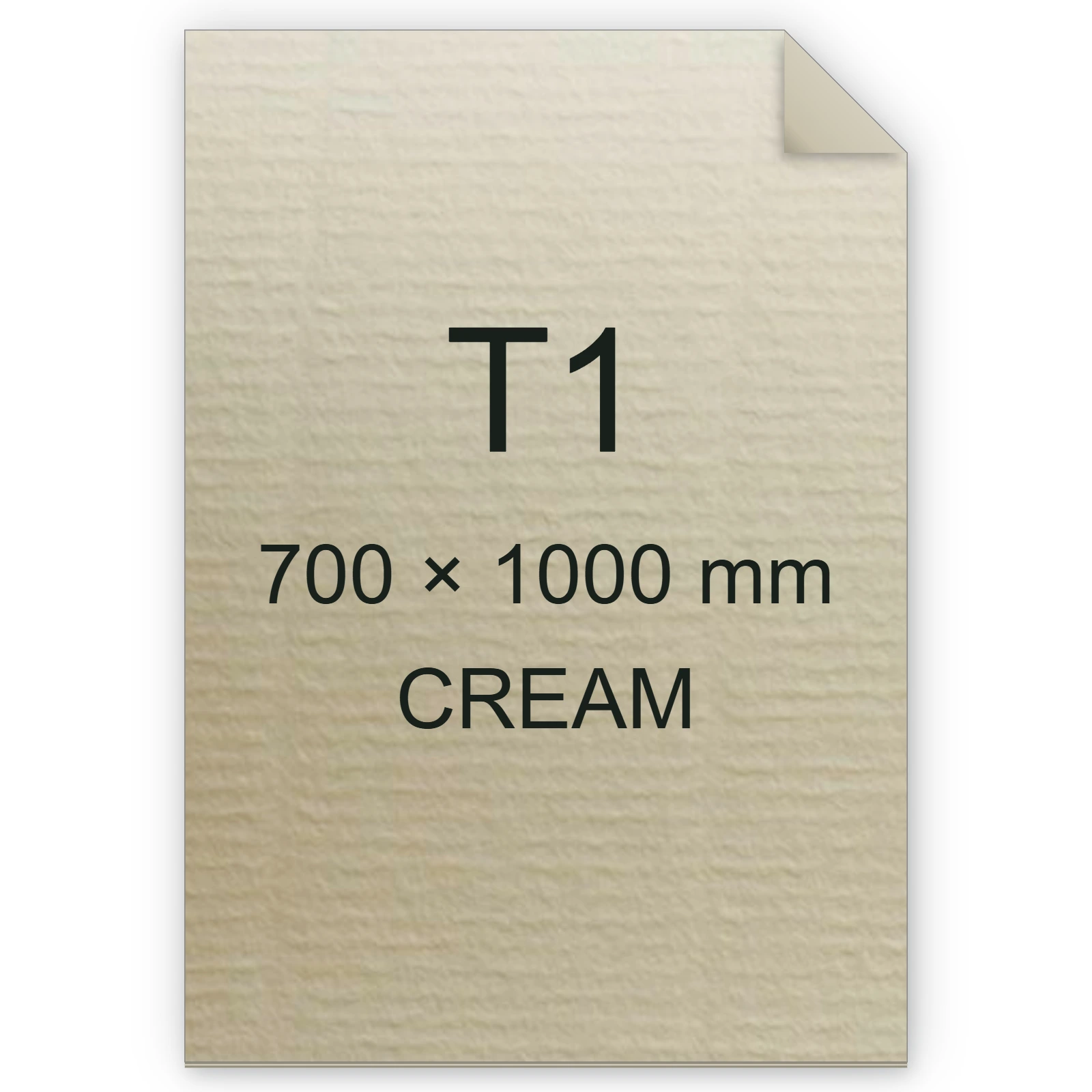Cartoncino Favini, Contact Laid, 220 g/m², T1, CREAM bra6600t1