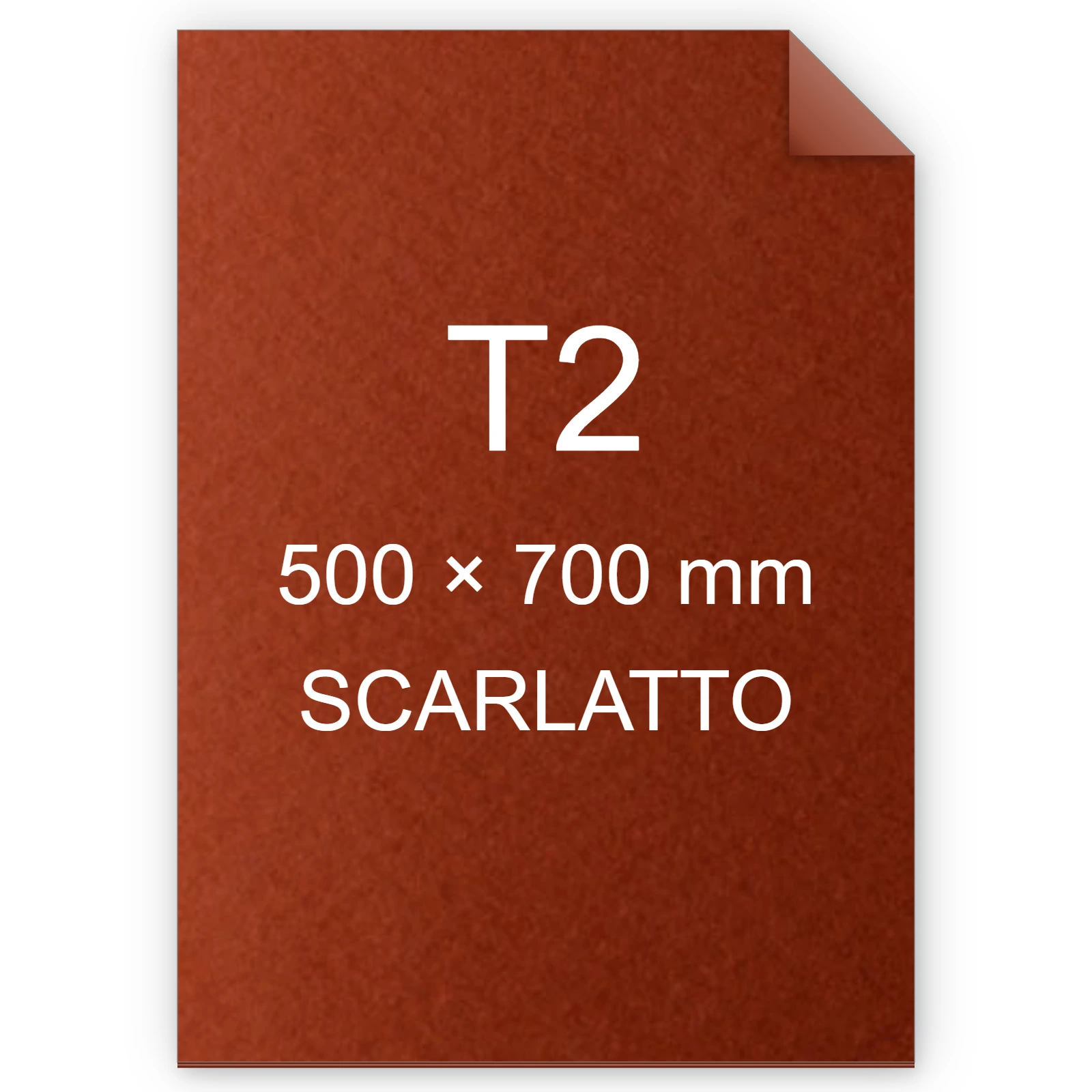 Cartoncino Favini, Prisma Color Sigillo Monoruvido, 220 g/m², T2, SCARLATTO 04 FAVA33C012