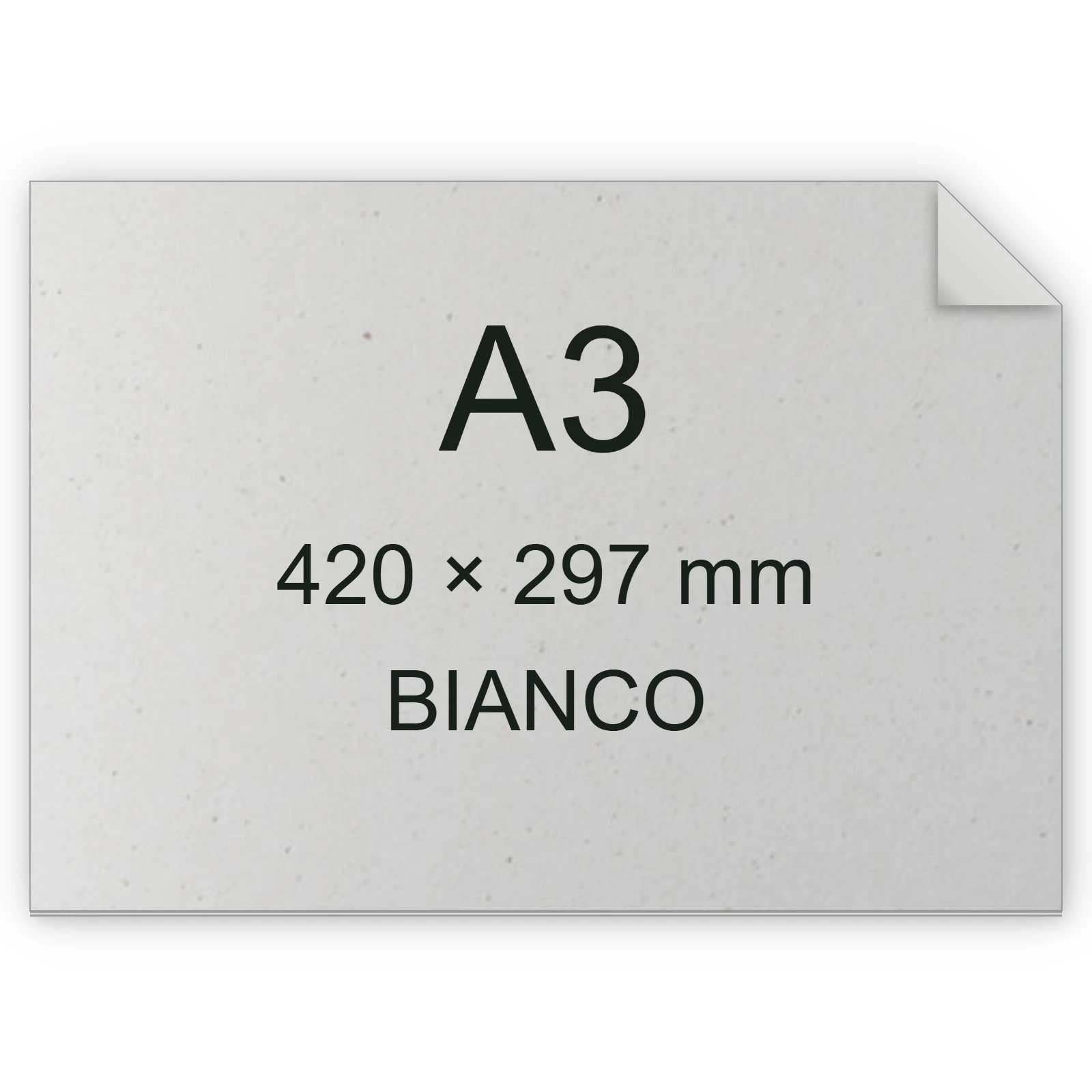 Cartoncino Favini, Shiro AlgaCarta, 350 g/m², A3, BIANCO BRA640a3