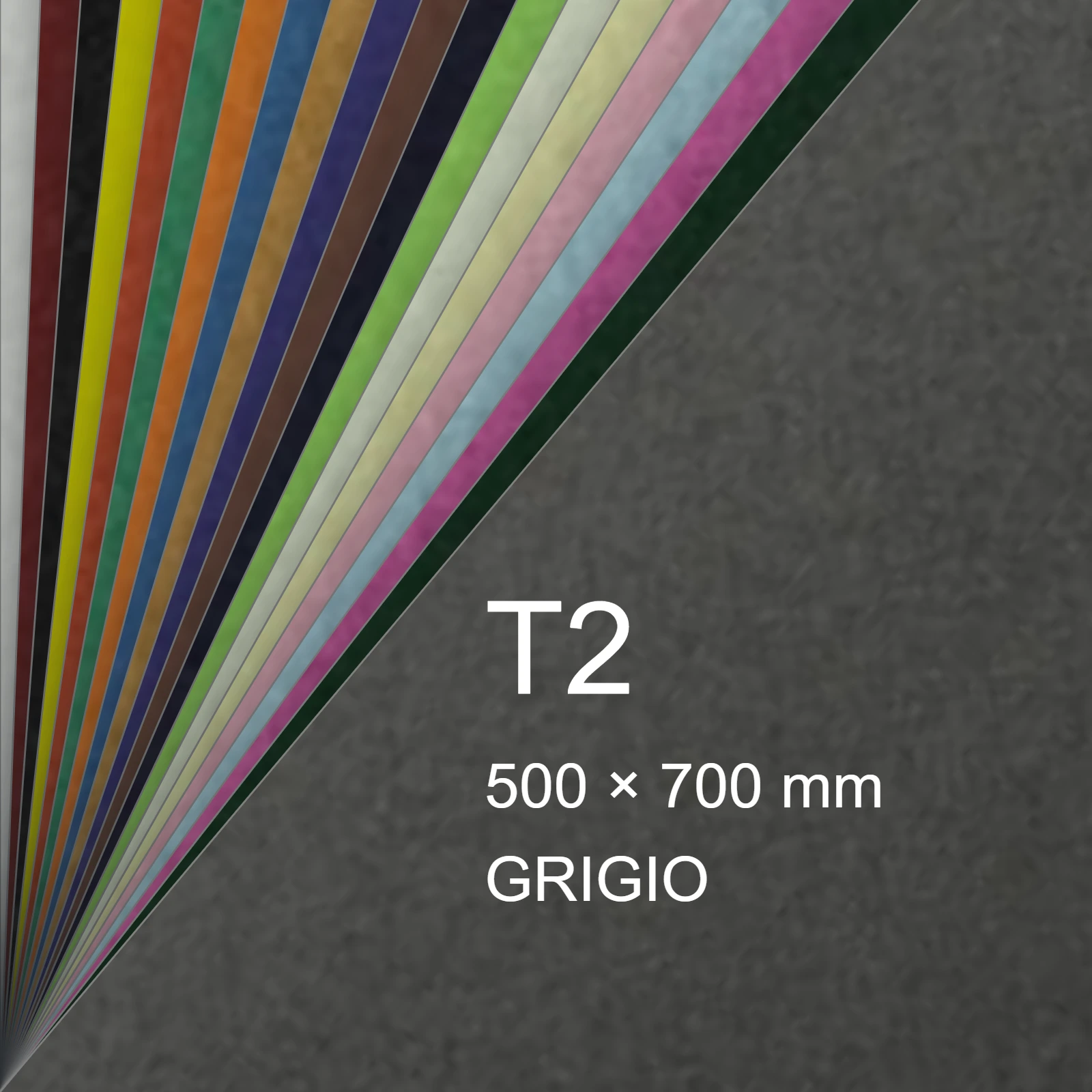 Cartoncino Favini, Prisma Color Sigillo Monoruvido, 220 g/m², T2, GRIGIO 15 FAVA33W012 - immagine aggiuntiva