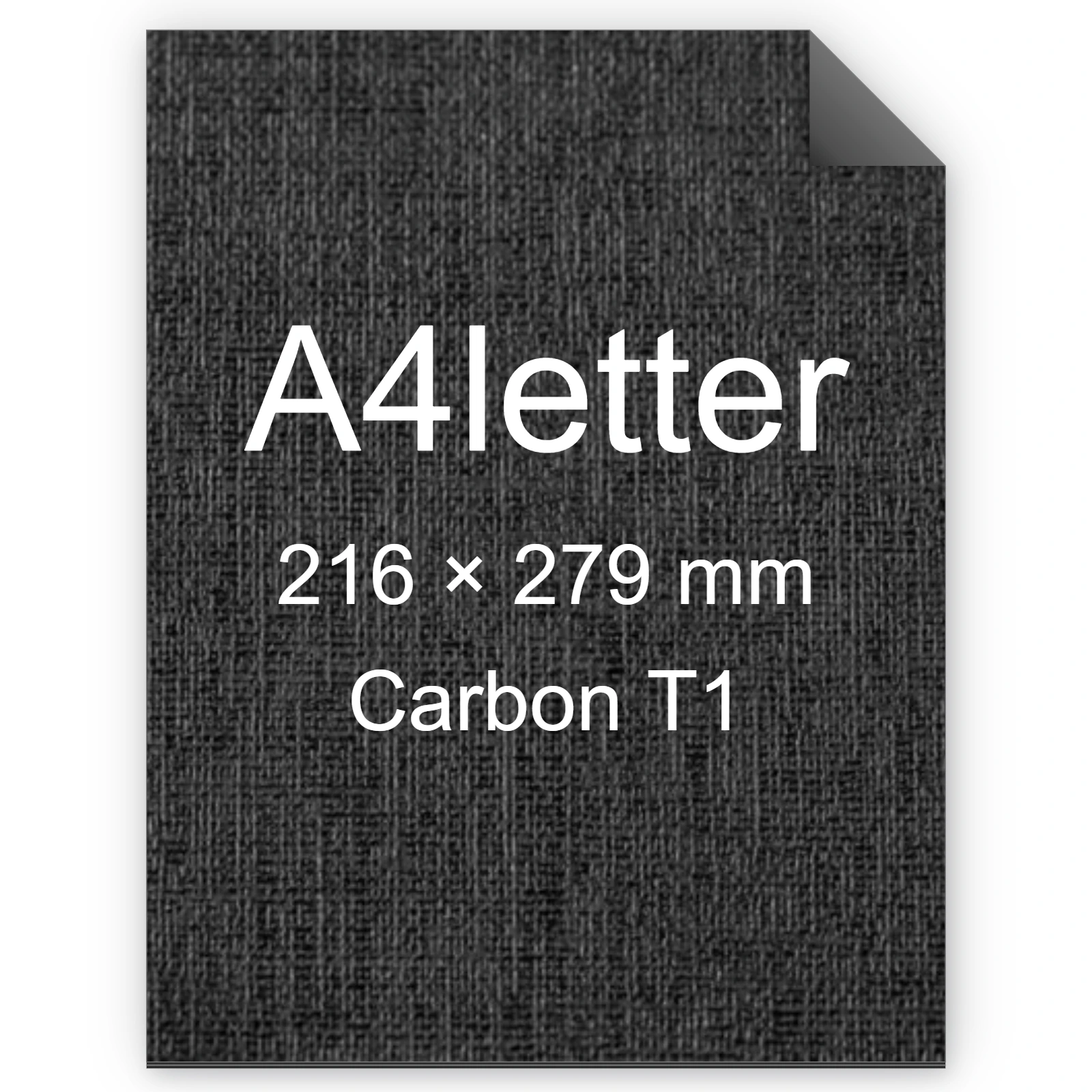 Carta Favini, Classy Covers, 115 g/m², A4letter, CARBON T1 bra6647a4letter