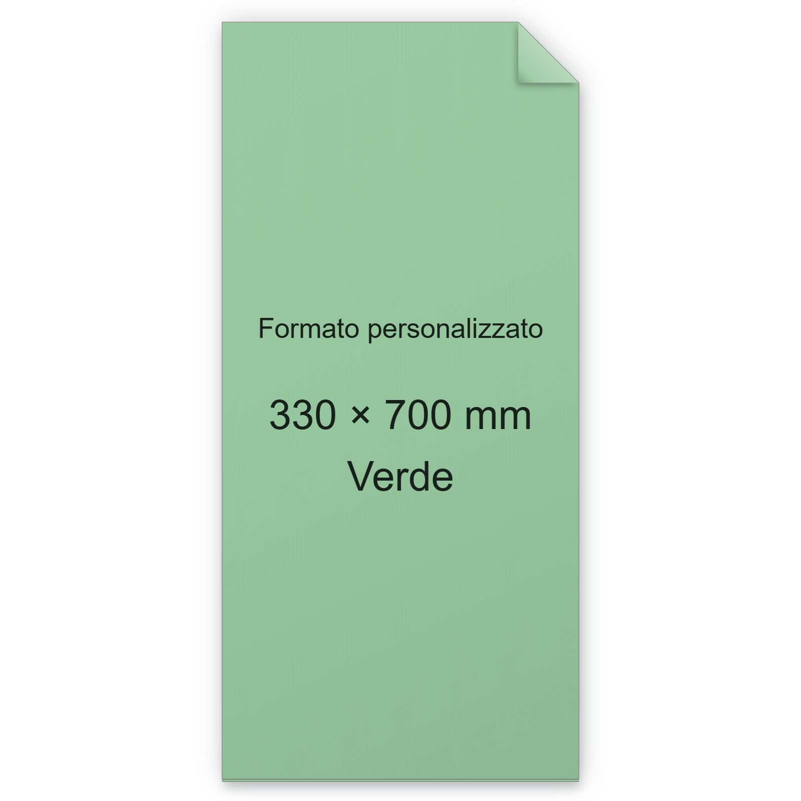 Cartoncino Favini, Burano, 120 g/m², 330x700 mm, VERDE 09 bra798SB