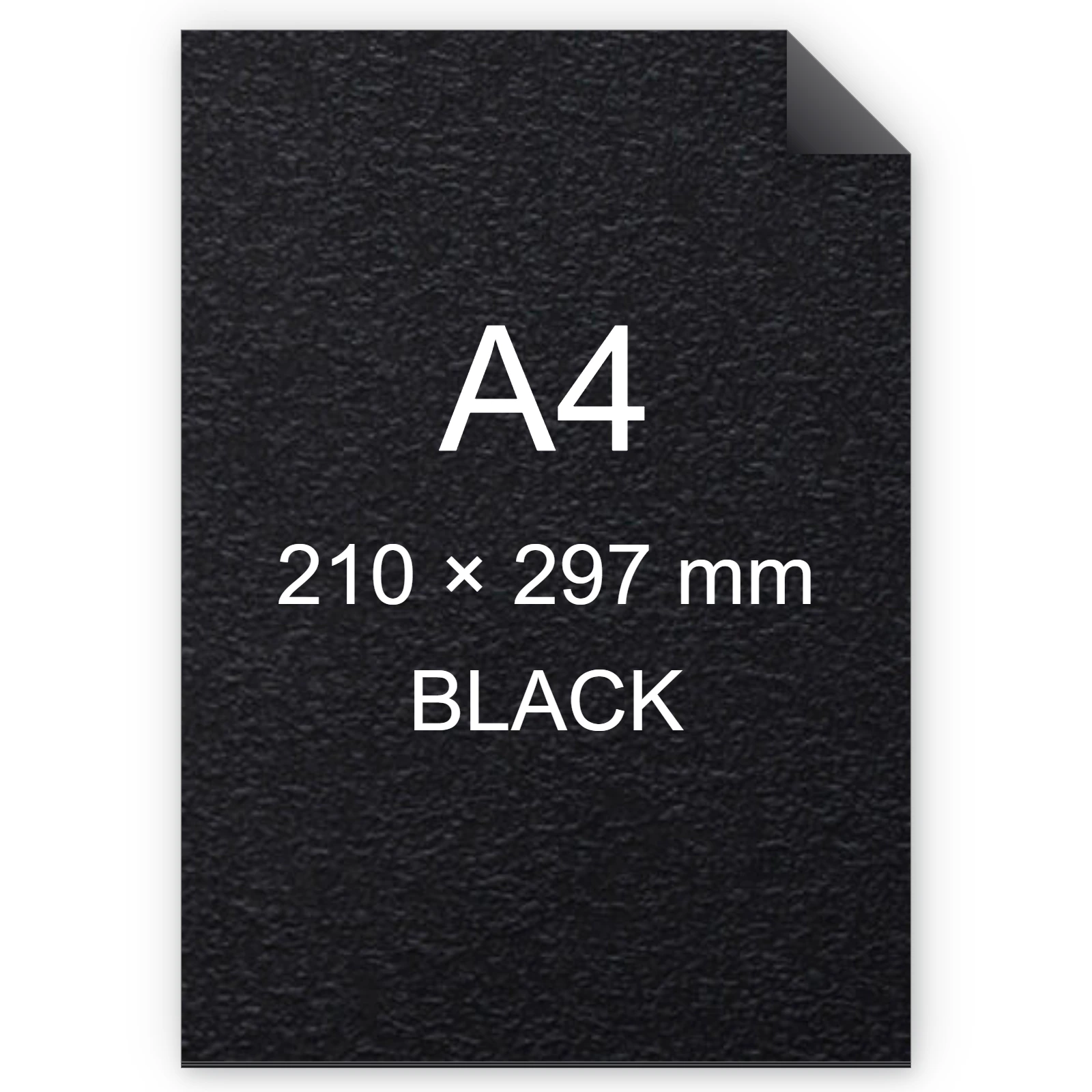 Cartoncino Favini, Tokyo, 120 g/m², A4, BLACK bra6609