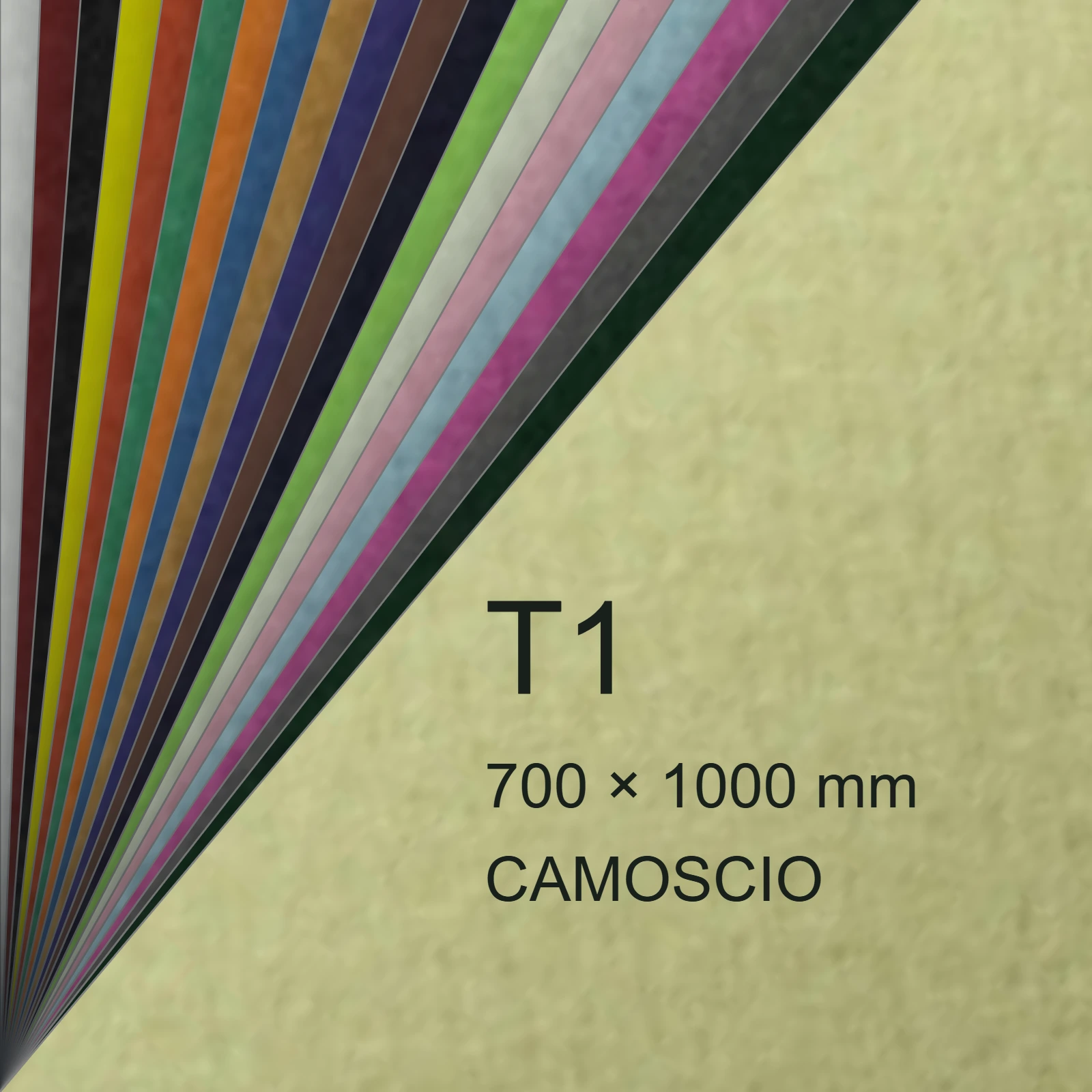 Cartoncino Favini, Prisma Color Sigillo Monoruvido, 220 g/m², T1, CAMOSCIO 12 FAVA33R0A1 - immagine aggiuntiva