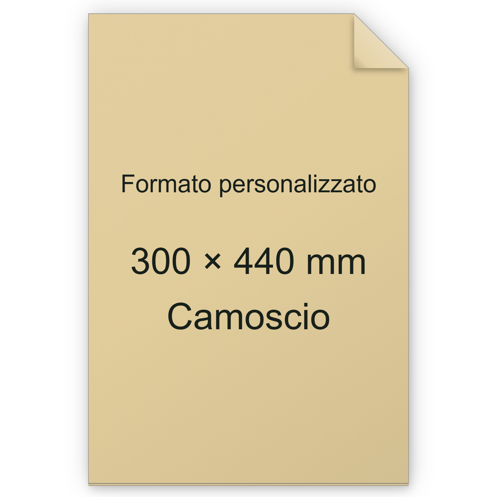 Cartoncino Favini, Burano, 120 g/m², 300x440 mm, CAMOSCIO 02 bra792A3+
