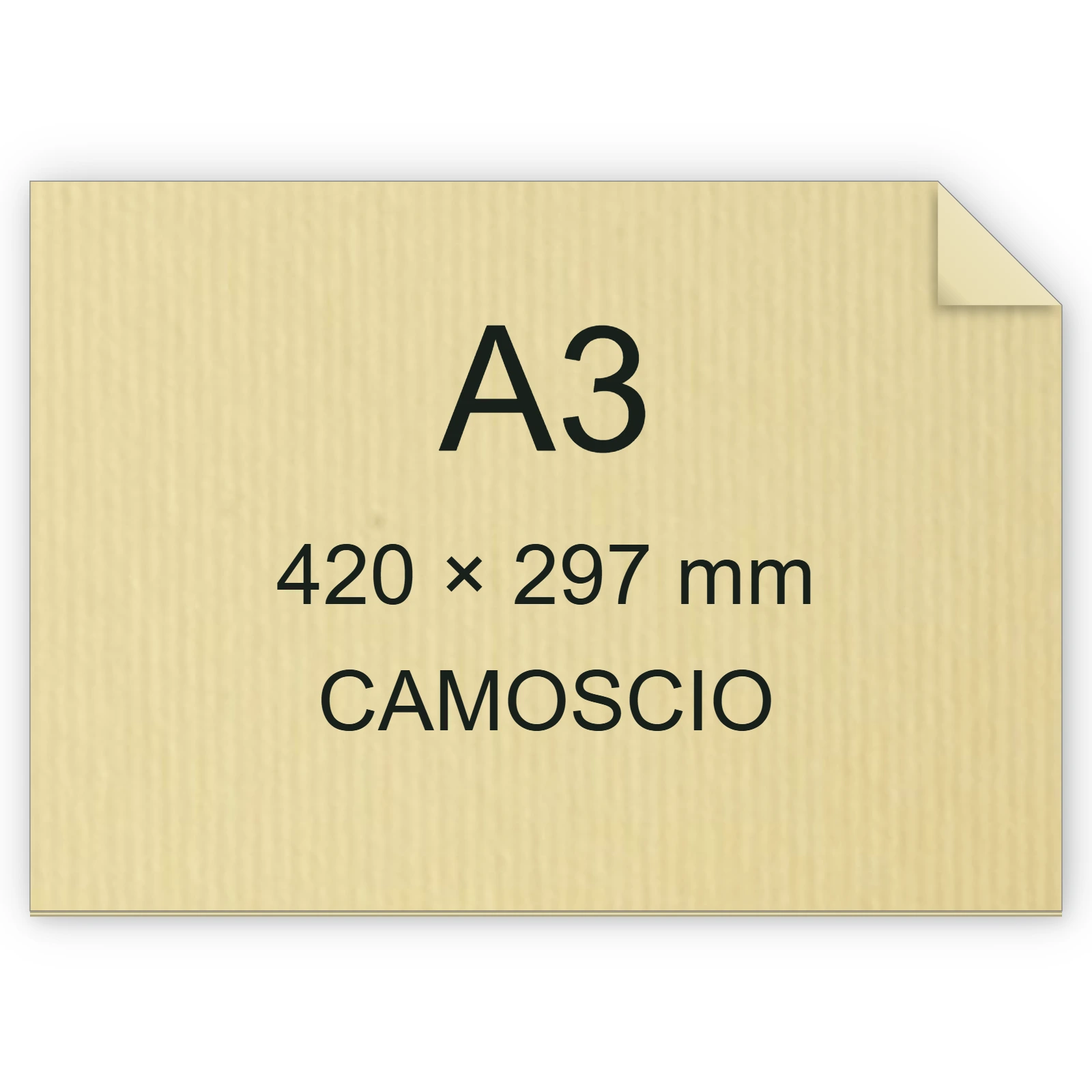 Cartoncino Favini, Twill, 240 g/m², A3, CAMOSCIO bra692a3
