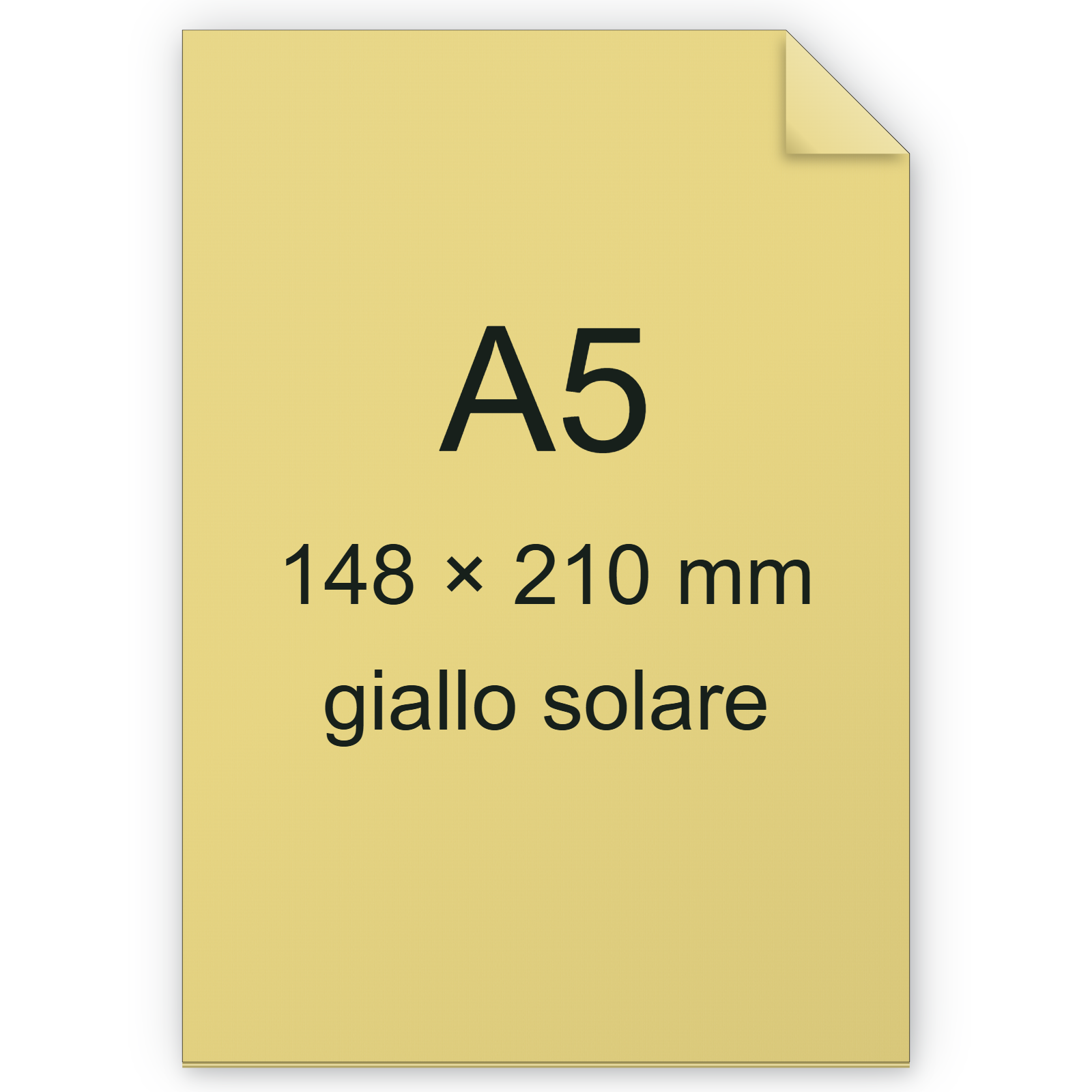 Cartoncino ManilaFormosa GIALLOSOLARE, a5, 140gr BRA529a5