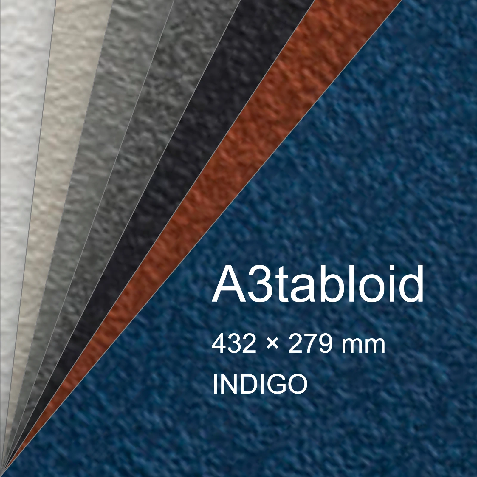 Cartoncino Favini, Tokyo, 350 g/m², A3tabloid, INDIGO bra6612a3tabloid - immagine aggiuntiva
