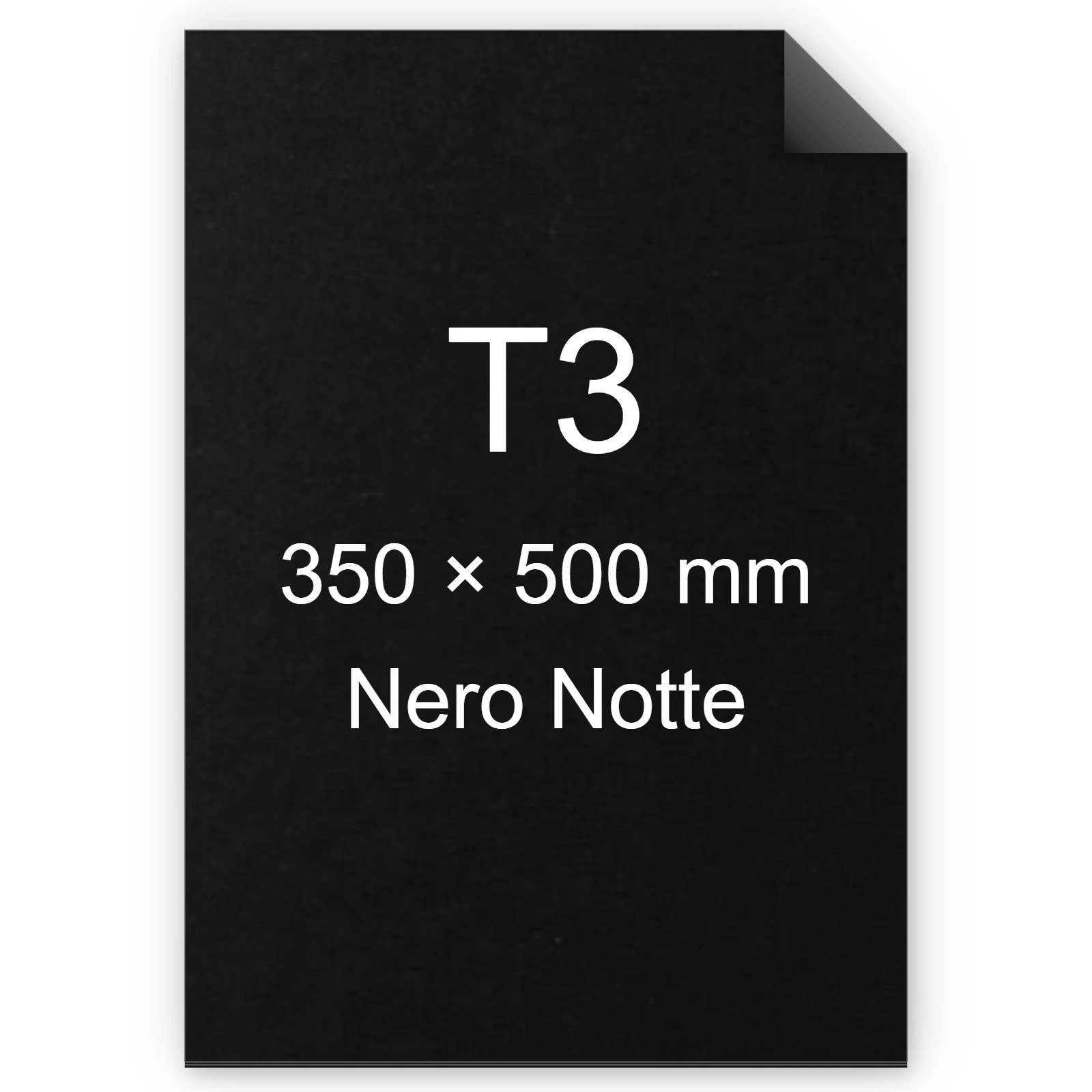 Cartoncino Favini, Burano, 120 g/m², T3, NERO NOTTE 63 bra3343T3