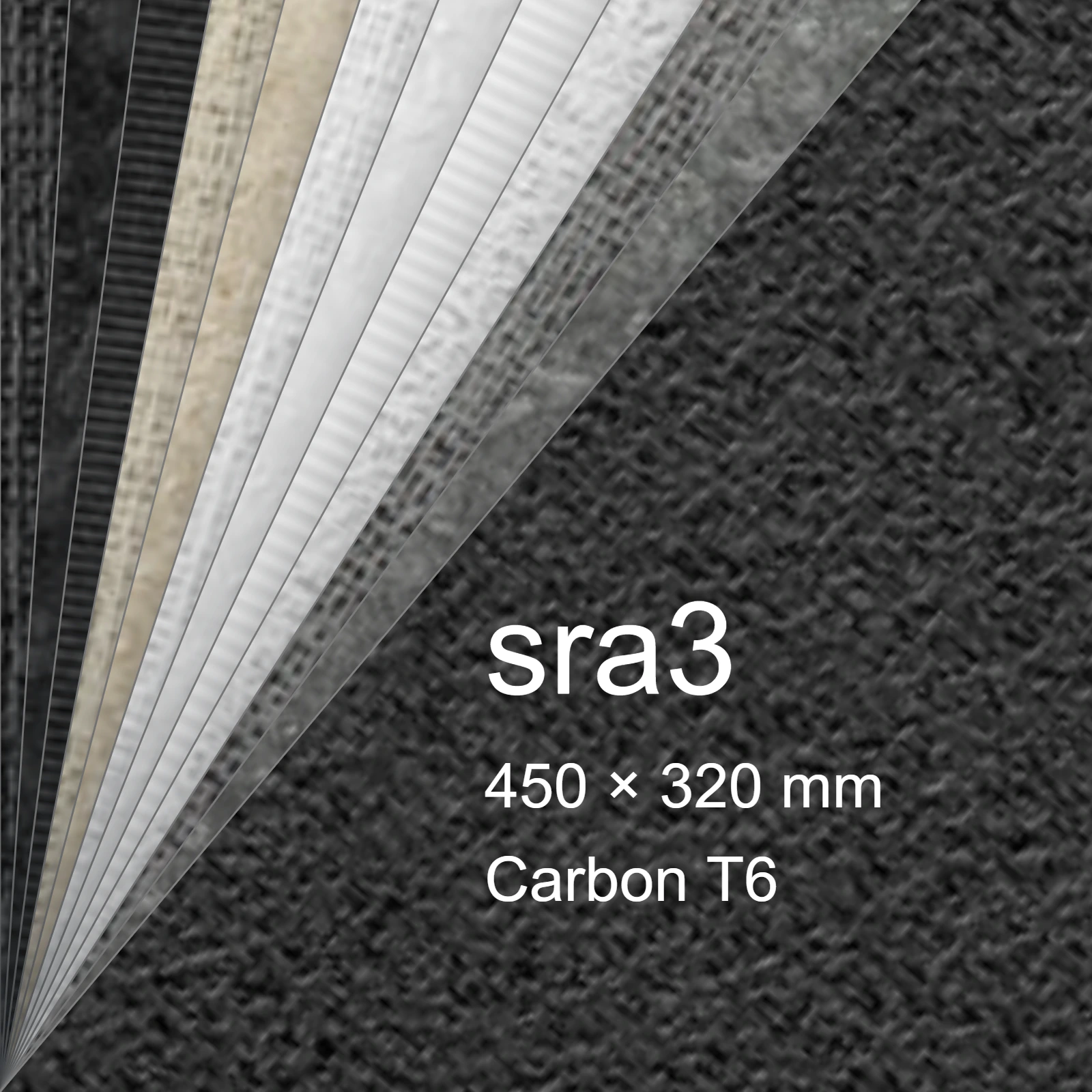 Carta Favini, Classy Covers, 115 g/m², sra3, CARBON T6 bra6650sra3 - immagine aggiuntiva