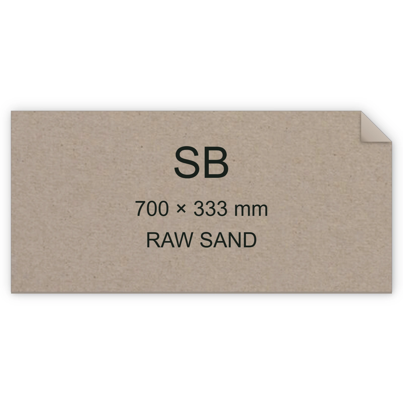 Cartoncino Favini, Shiro Echo Raw, 350 g/m², SB, RAW SAND bra6662sb