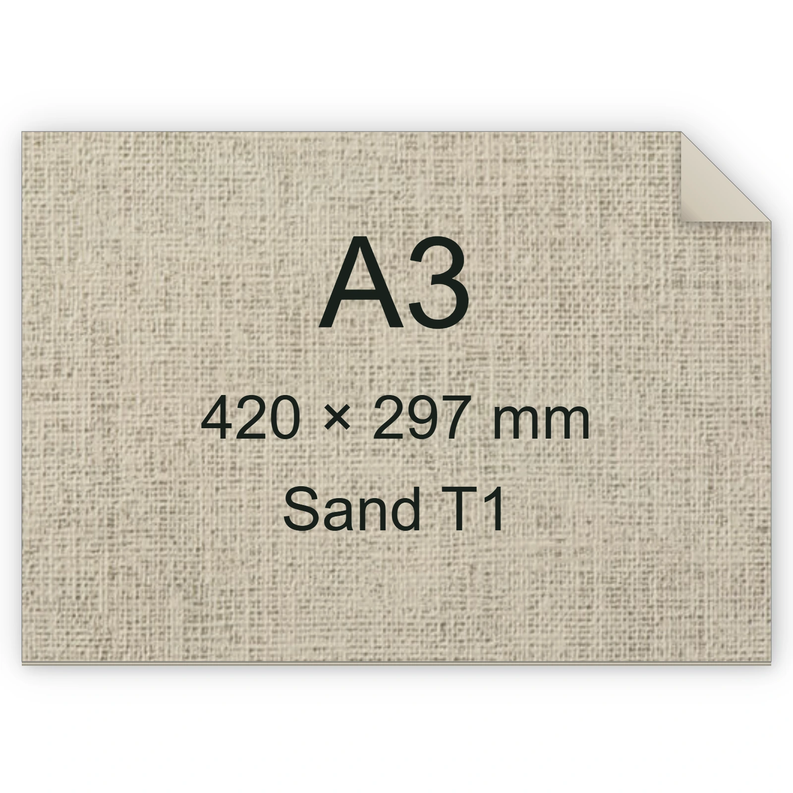 Carta Favini, Classy Covers, 115 g/m², A3, SAND T1 bra6643a3