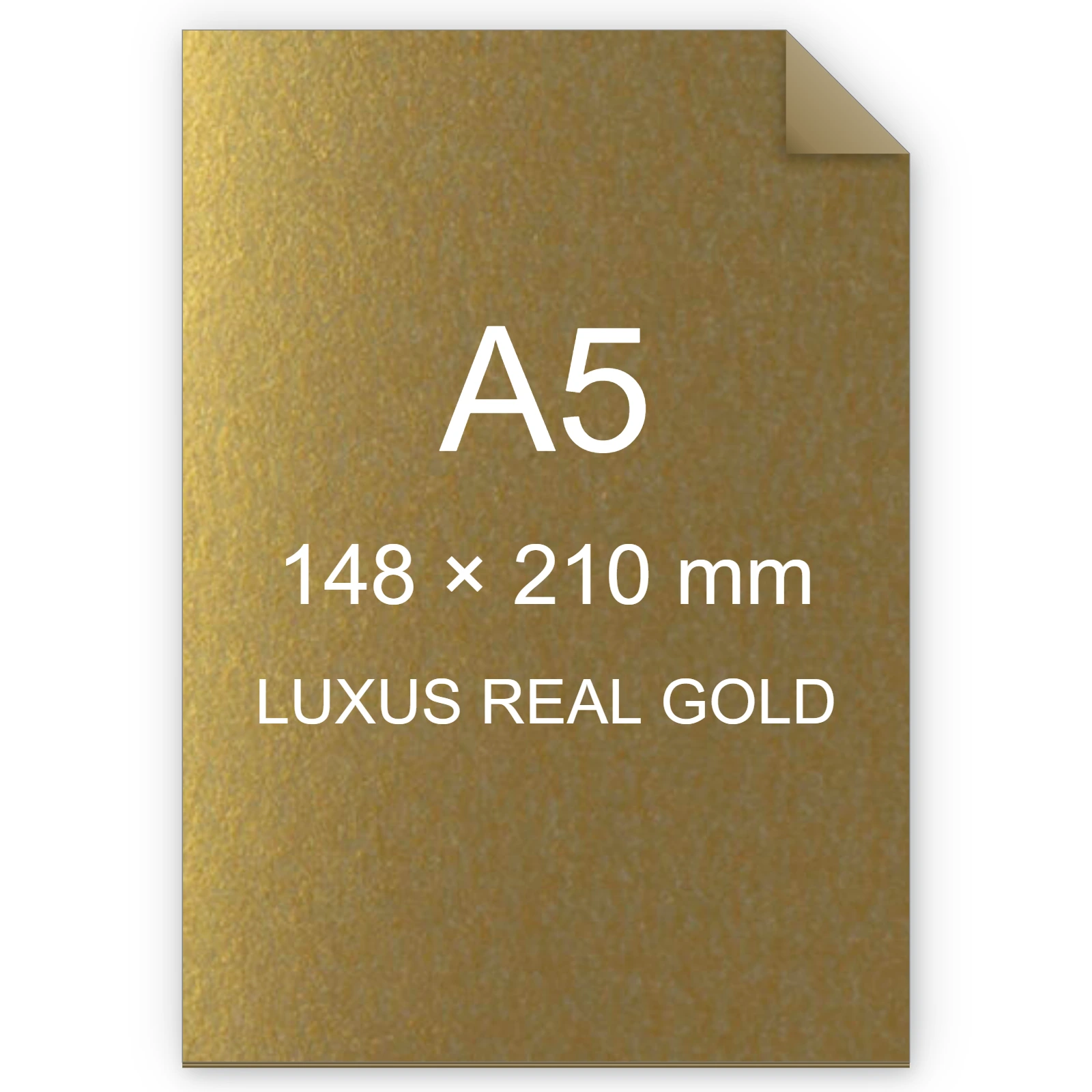 Cartoncino Favini, Majestic Digital HP Indigo, 250 g/m², A5, LUXUS REAL GOLD bra6550a5