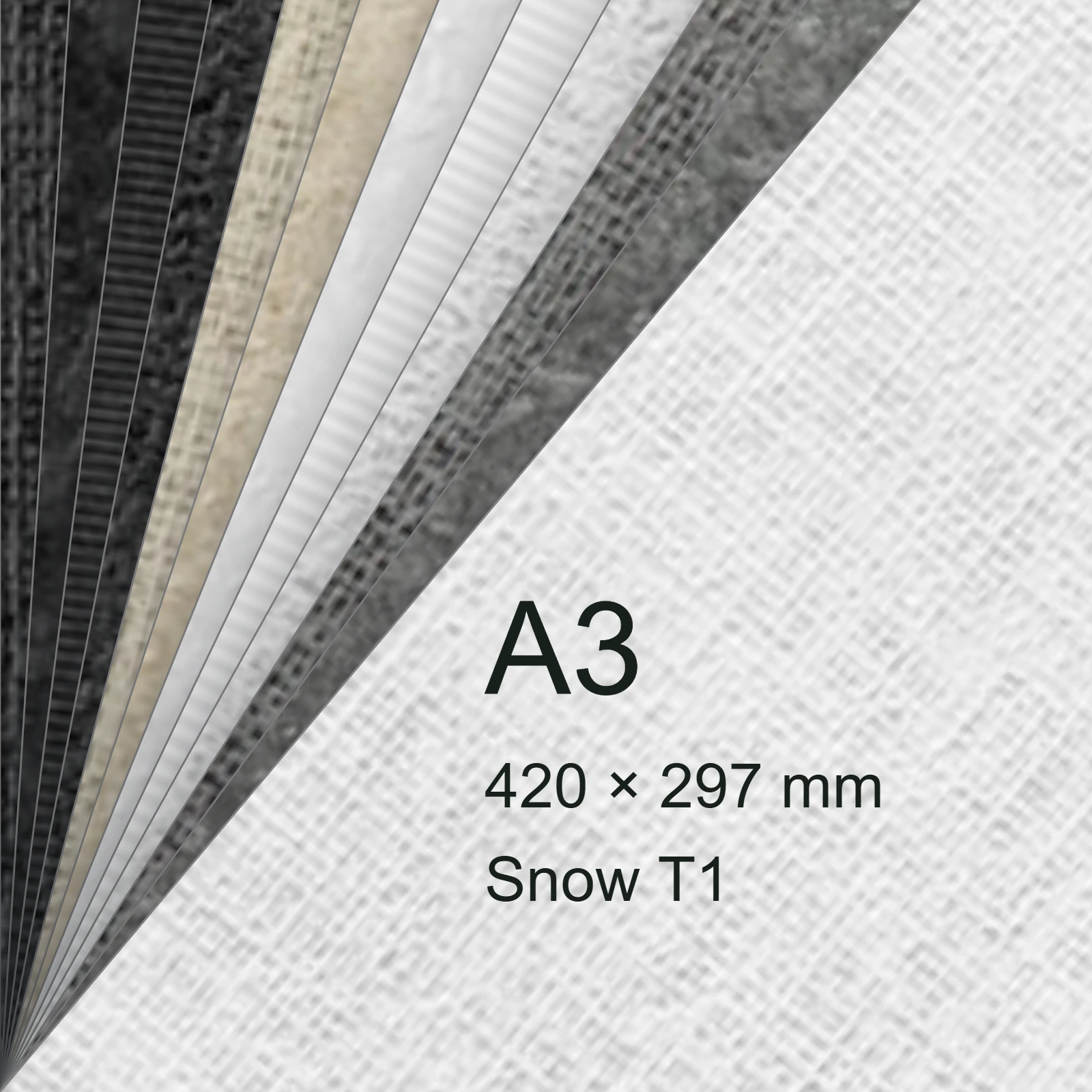 Carta Favini, Classy Covers, 115 g/m², A3, SNOW T1 bra6639a3 - immagine aggiuntiva