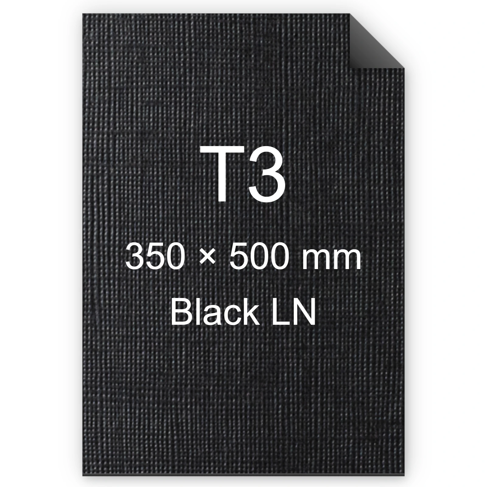 Cartoncino Favini, Classy Covers, 120 g/m², T3, BLACK LN bra6633t3