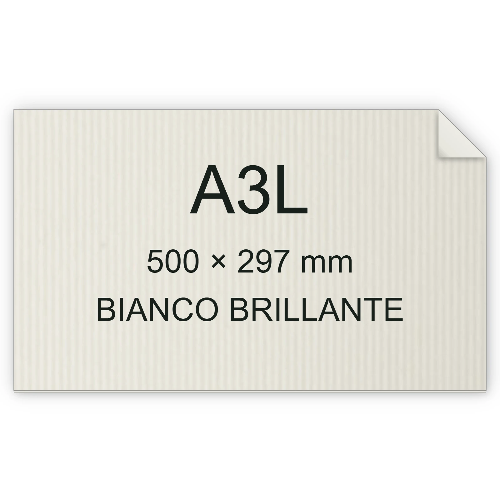 Cartoncino Favini, Twill, 240 g/m², A3L, BIANCO BRILLANTE bra689a3l