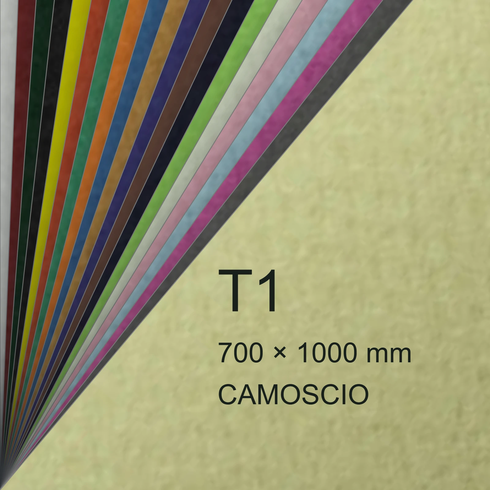 Cartoncino Favini, Prisma Color Monoruvido, 220 g/m², T1, CAMOSCIO 12 FAVA33R201 - immagine aggiuntiva