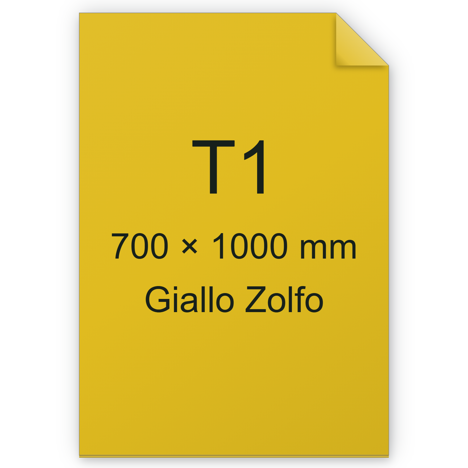 Cartoncino Favini, Burano, 200 g/m², T1, GIALLO ZOLFO 51 BRA850t1