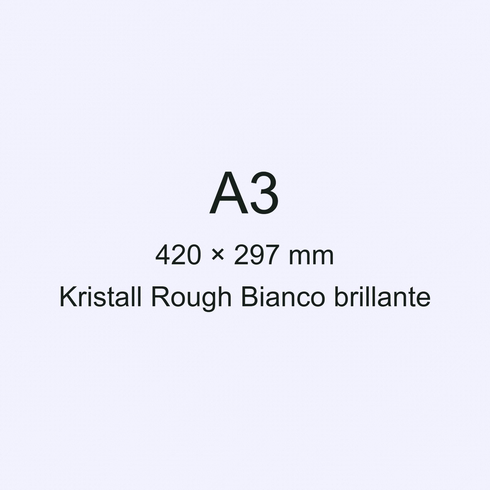Cartoncino Kristall Rough, Munken, BiancoBrillante, 120gr, a3 bra2569a3 - immagine aggiuntiva
