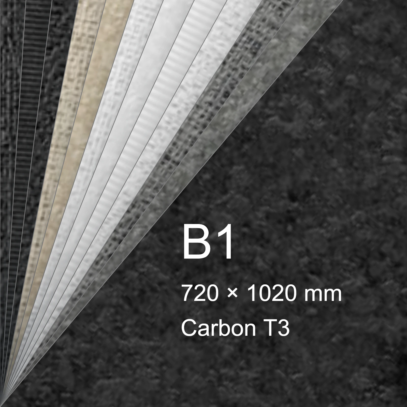 Carta Favini, Classy Covers, 115 g/m², B1, CARBON T3 bra6648b1 - immagine aggiuntiva