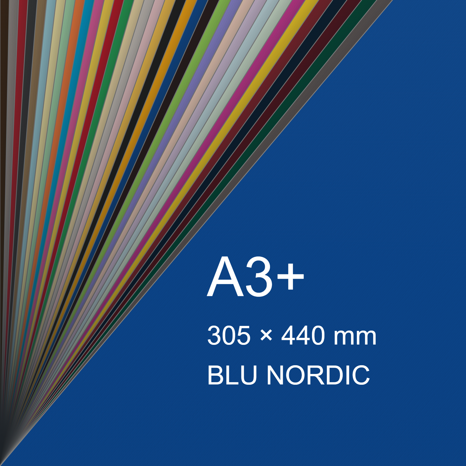 Cartoncino Favini, Burano, 320 g/m², A3+, BLU NORDIC 70 bra866A3+ - immagine aggiuntiva