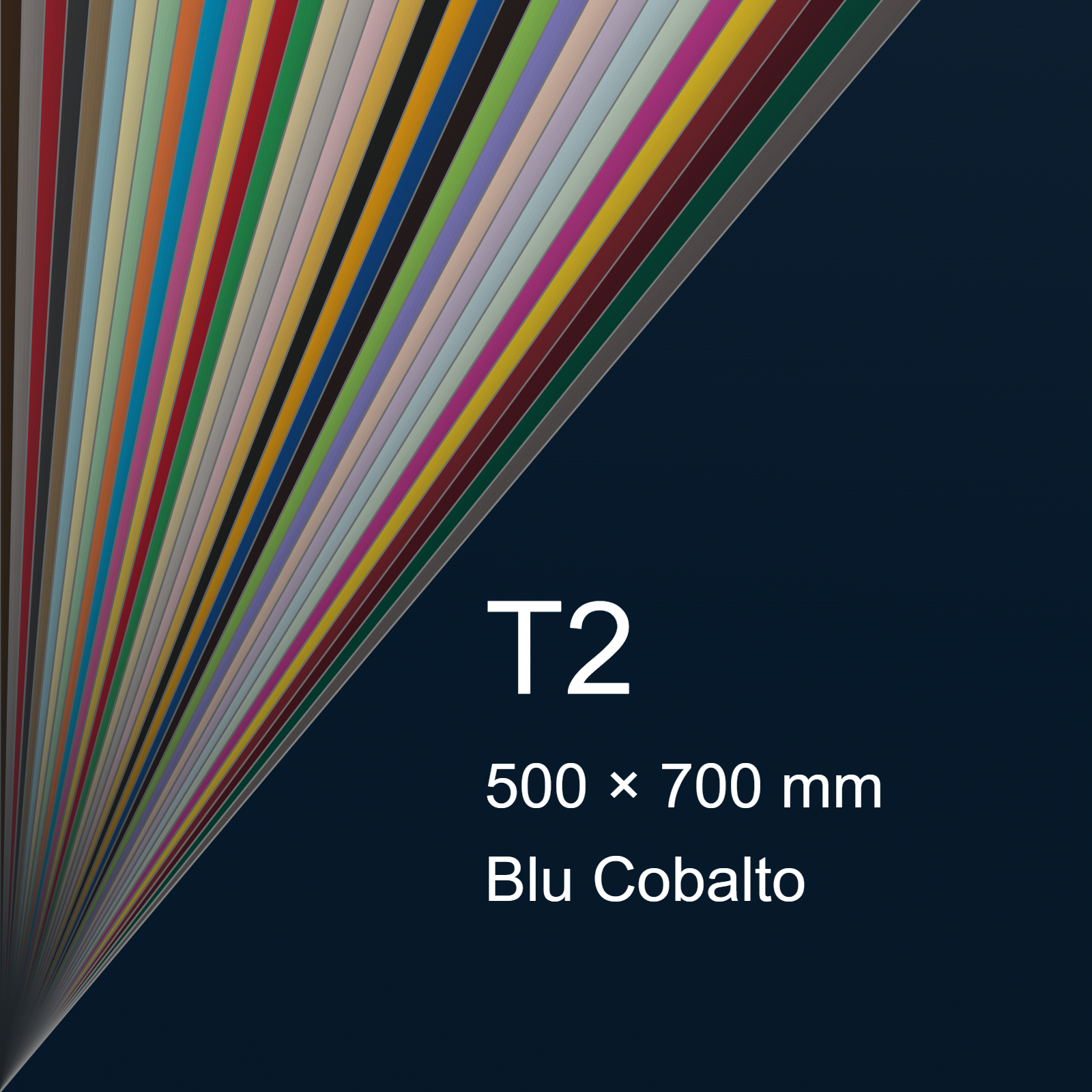 Cartoncino Favini, Burano, 200 g/m², T2, BLU COBALTO 66 BRA3342t2 - immagine aggiuntiva