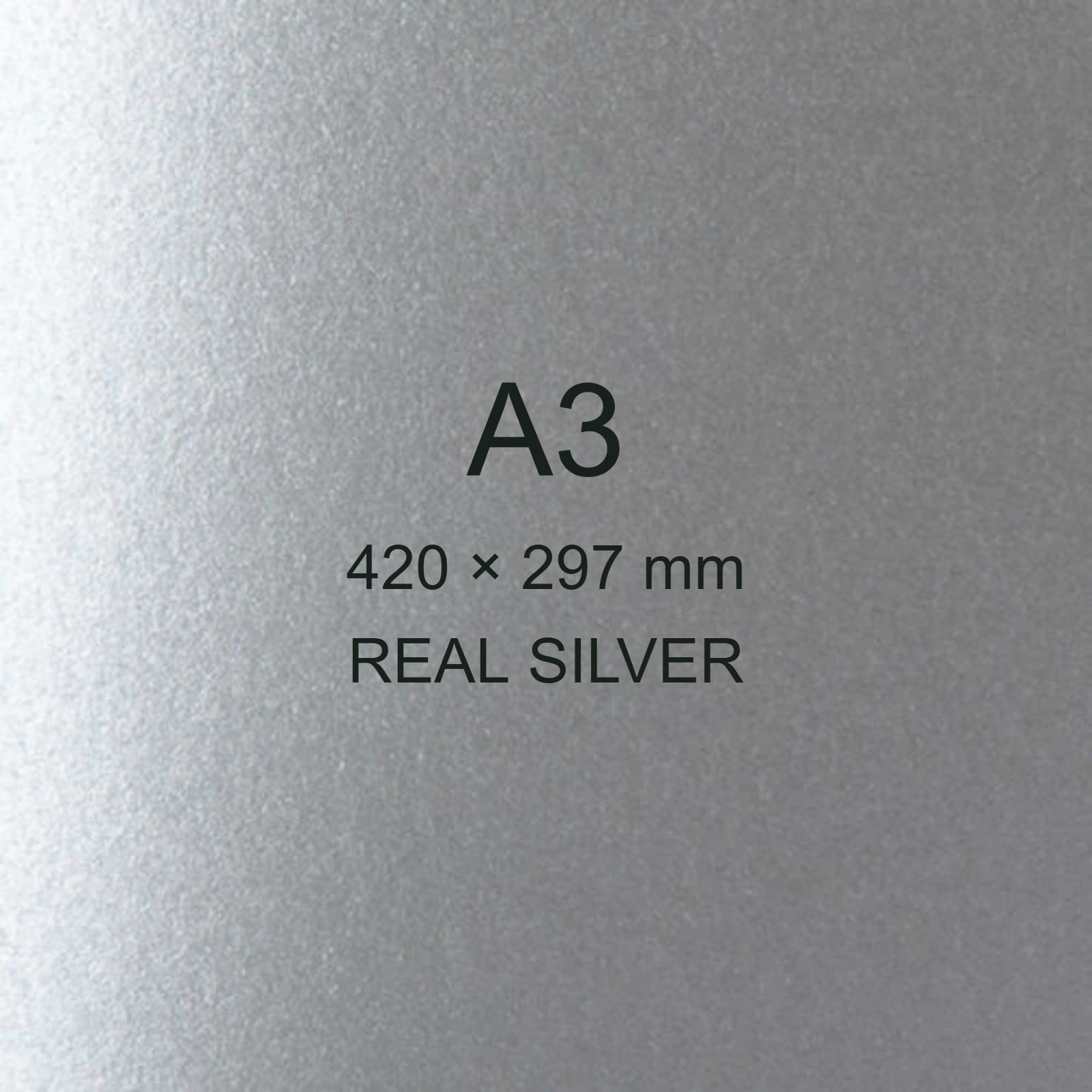 Cartoncino Favini, Majestic Luxus, 290 g/m², A3, REAL SILVER bra606a3 - immagine aggiuntiva