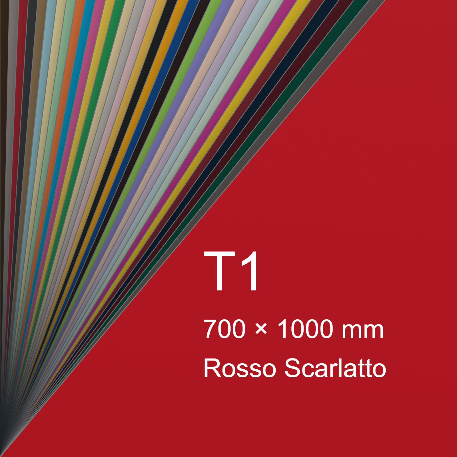 Cartoncino Favini, Burano, 200 g/m², T1, ROSSO SCARLATTO 61 bra592t1 - immagine aggiuntiva