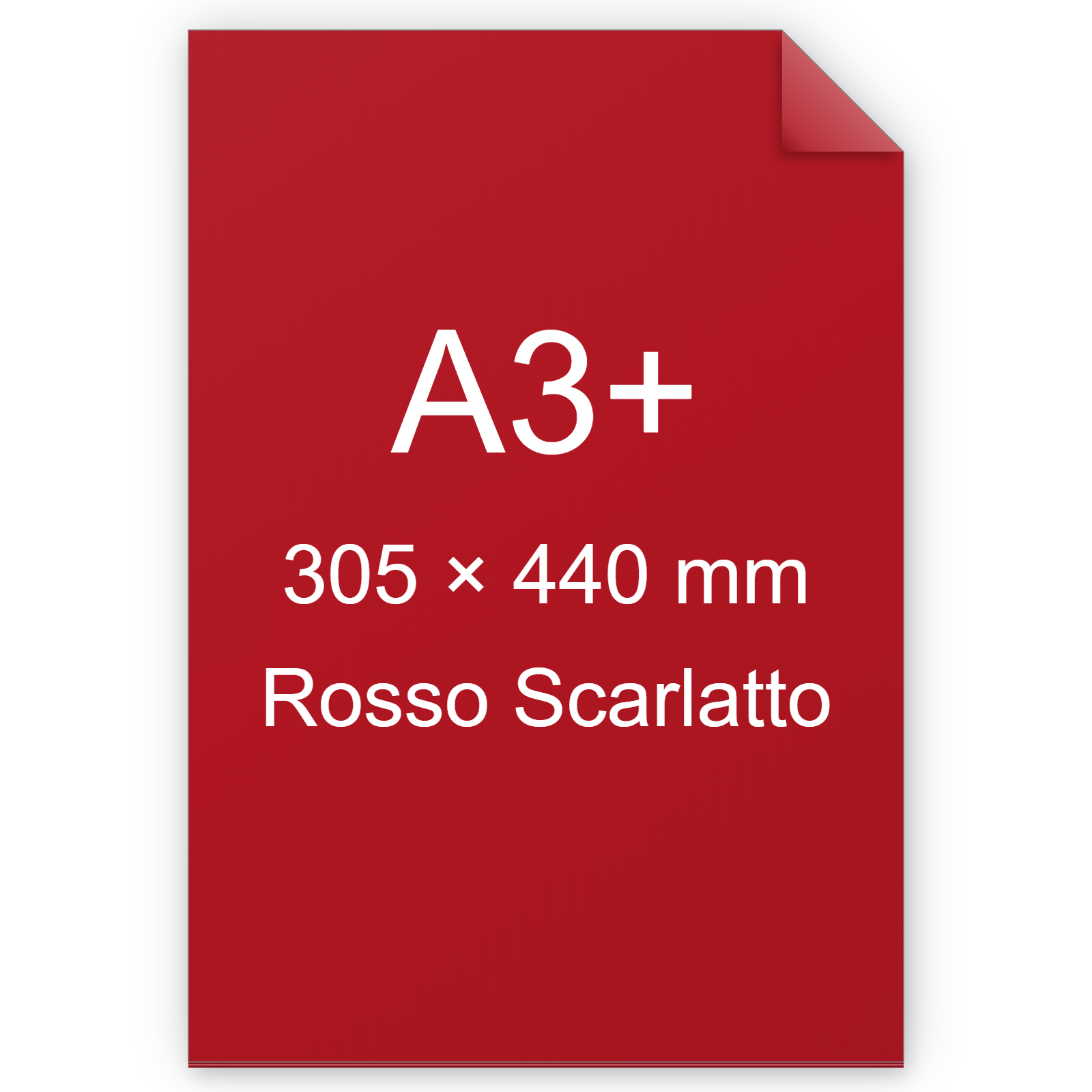 Carta Favini, Burano, 90 g/m², A3+, ROSSO SCARLATTO 61 BRA590a3+