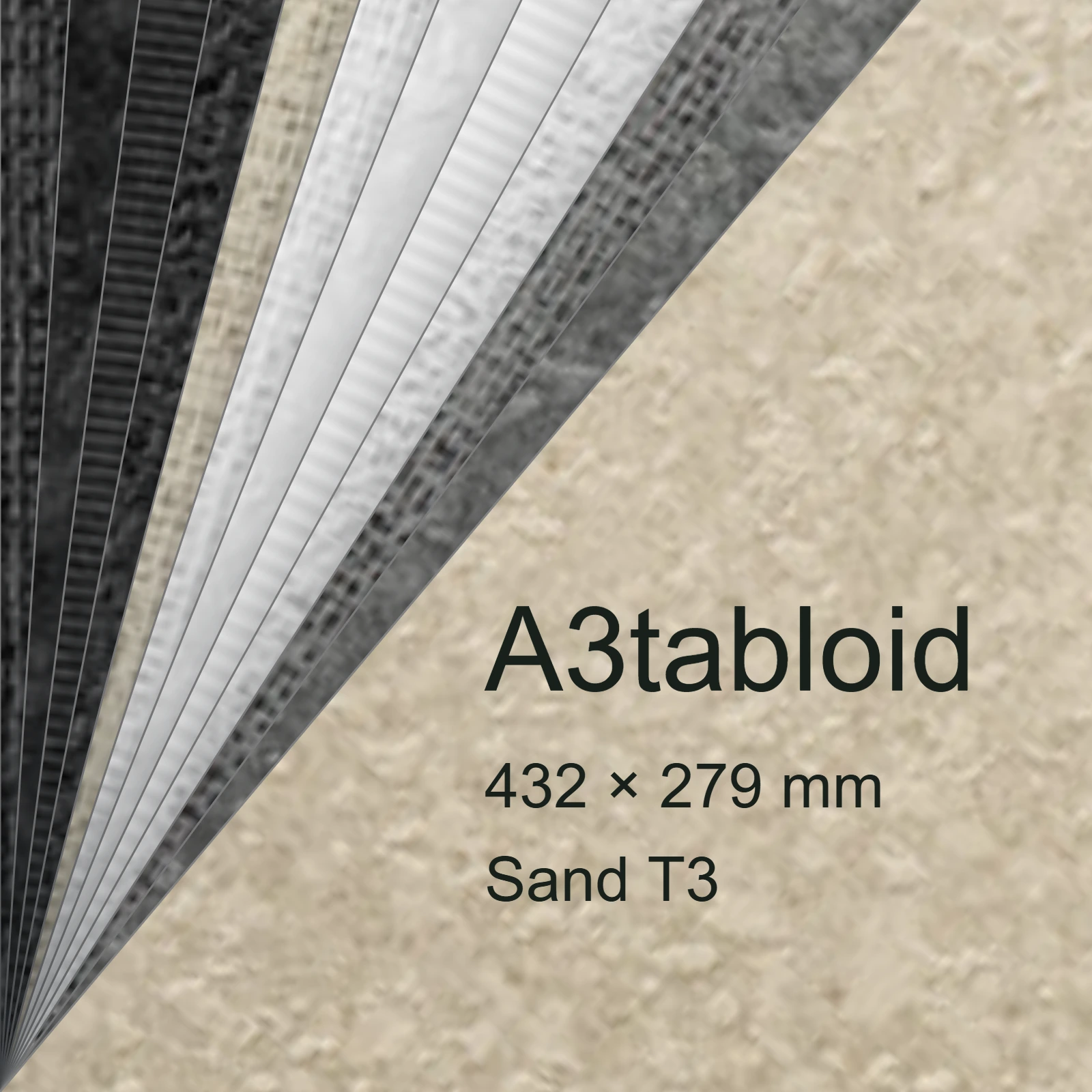 Carta Favini, Classy Covers, 115 g/m², A3tabloid, SAND T3 bra6644a3tabloid - immagine aggiuntiva