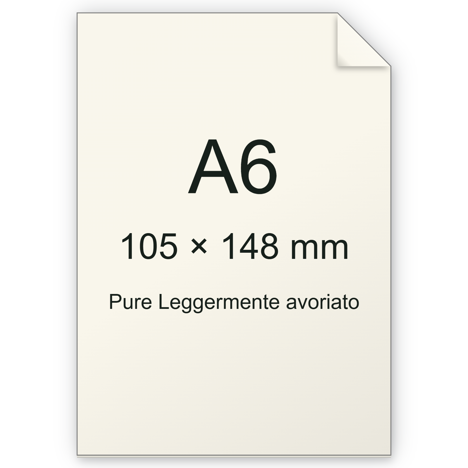 CartaPure, Munken, AvorioChiaro, 100gr, a6 bra1741a6