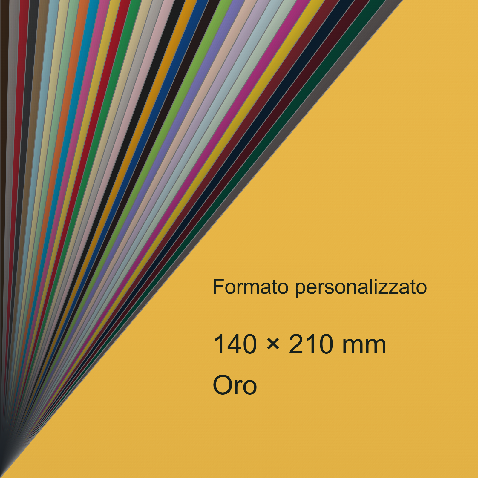 Cartoncino Favini, Burano, 140 g/m², 140x210 mm, ORO 11 bra566A5 - immagine aggiuntiva