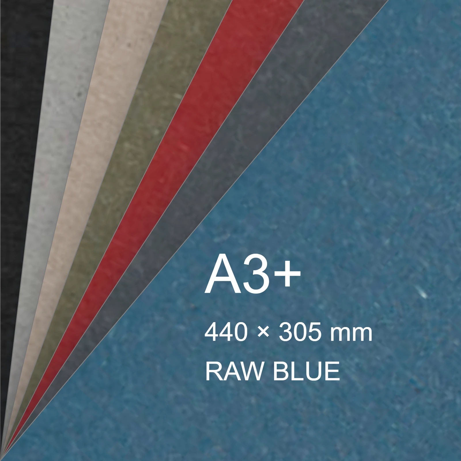 Cartoncino Favini, Shiro Echo Raw, 250 g/m², A3+, RAW BLUE bra6667a3+ - immagine aggiuntiva