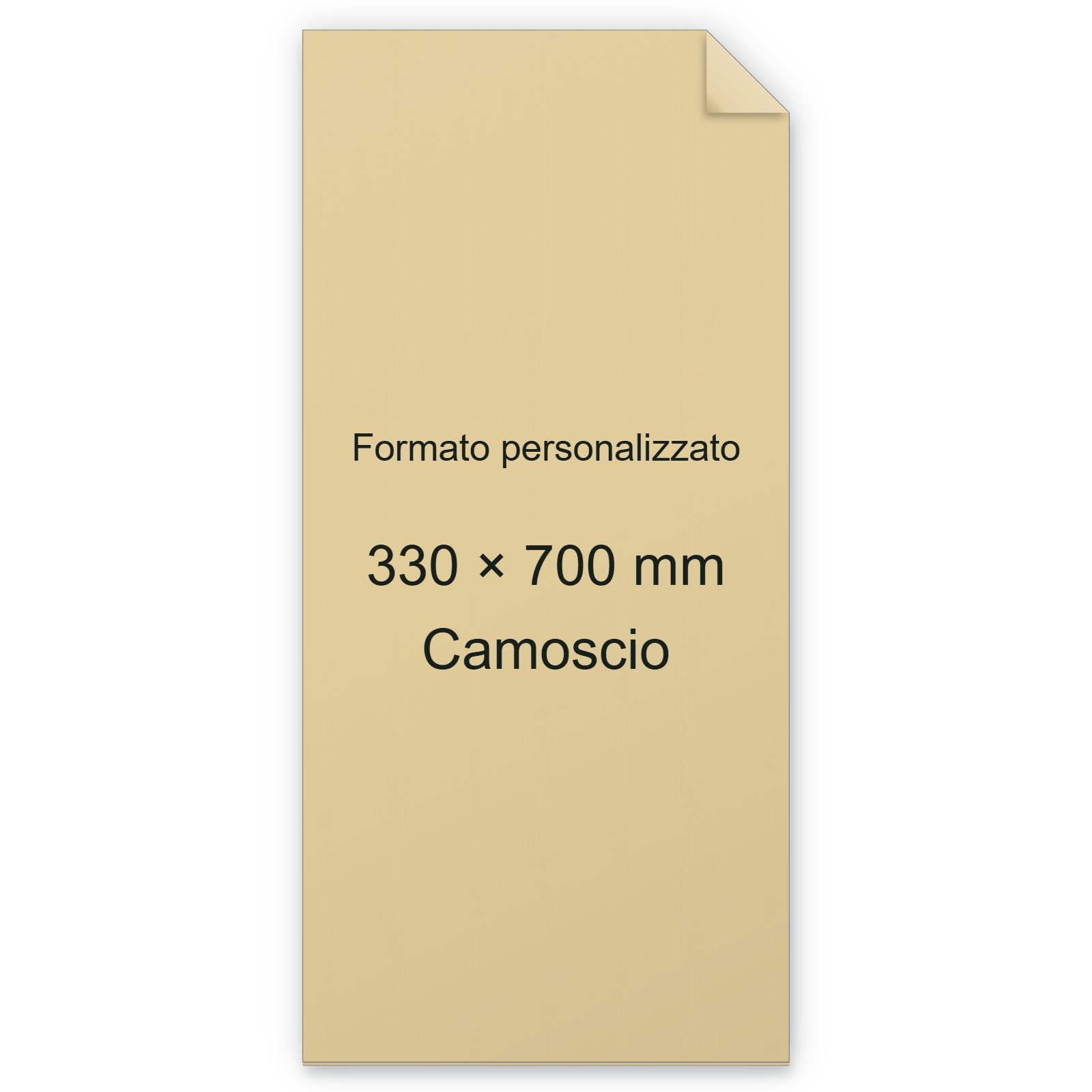 Cartoncino Favini, Burano, 120 g/m², 330x700 mm, CAMOSCIO 02 bra792SB