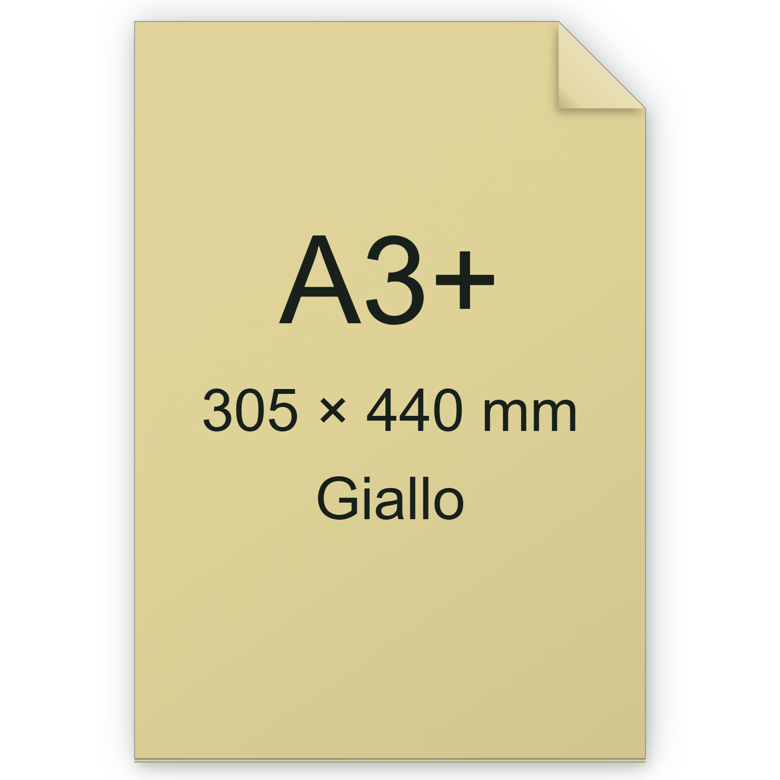 Carta Favini, Burano, 90 g/m², A3+, GIALLO 07 BRA551a3+
