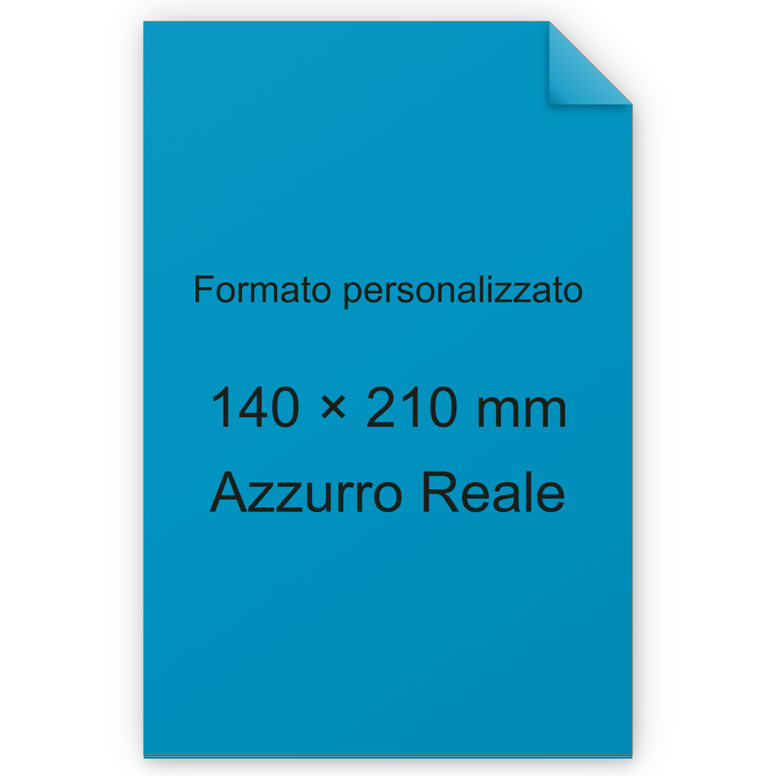 Cartoncino Favini, Burano, 140 g/m², 140x210 mm, AZZURRO REALE 55 bra579A5