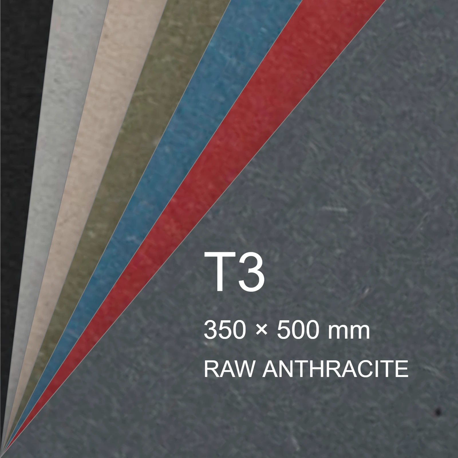 Cartoncino Favini, Shiro Echo Raw, 250 g/m², T3, RAW ANTHRACITE bra6673t3 - immagine aggiuntiva