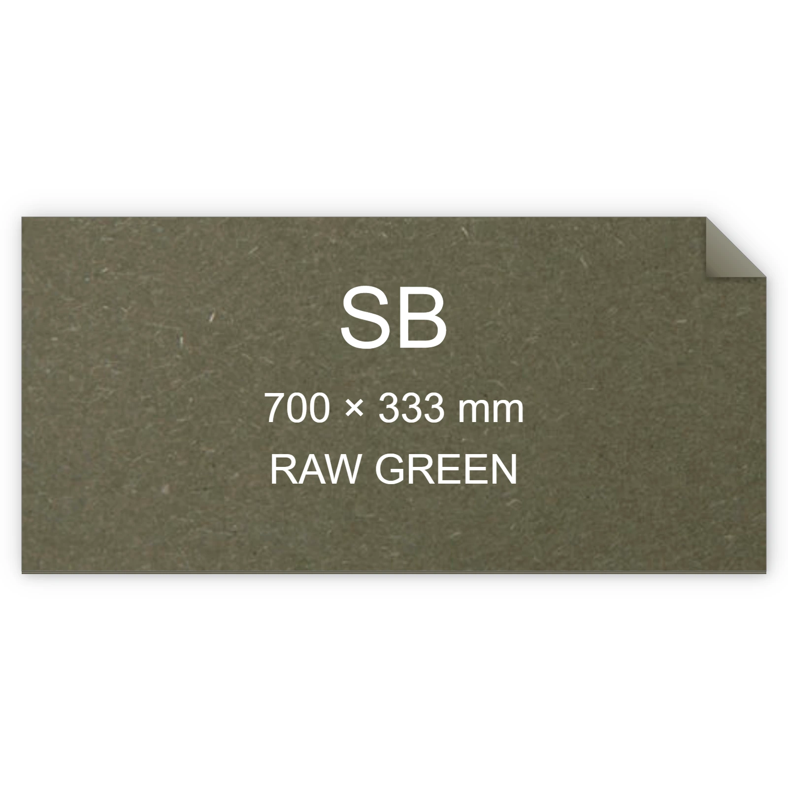 Cartoncino Favini, Shiro Echo Raw, 350 g/m², SB, RAW GREEN bra6665sb