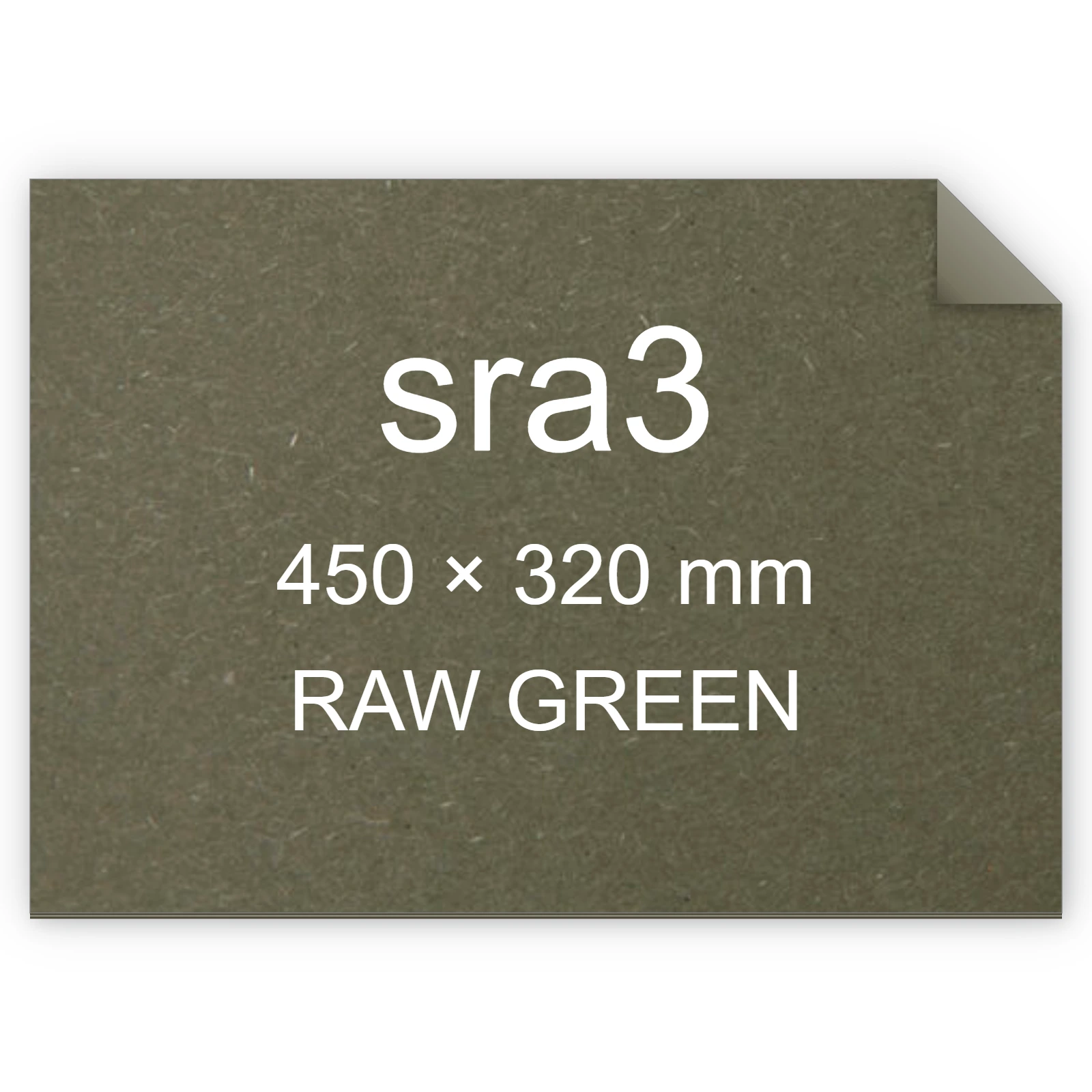 Cartoncino Favini, Shiro Echo Raw, 250 g/m², sra3, RAW GREEN bra6664sra3