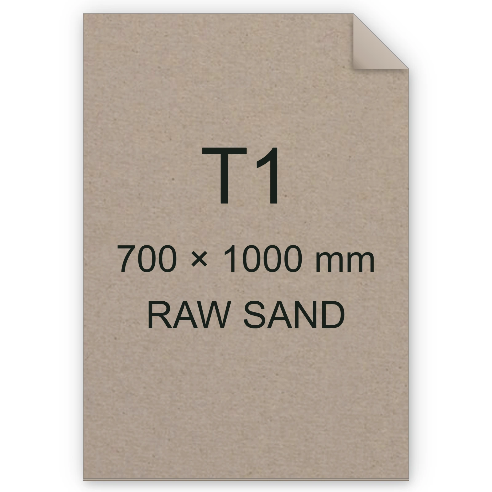 Cartoncino Favini, Shiro Echo Raw, 350 g/m², T1, RAW SAND bra6662t1