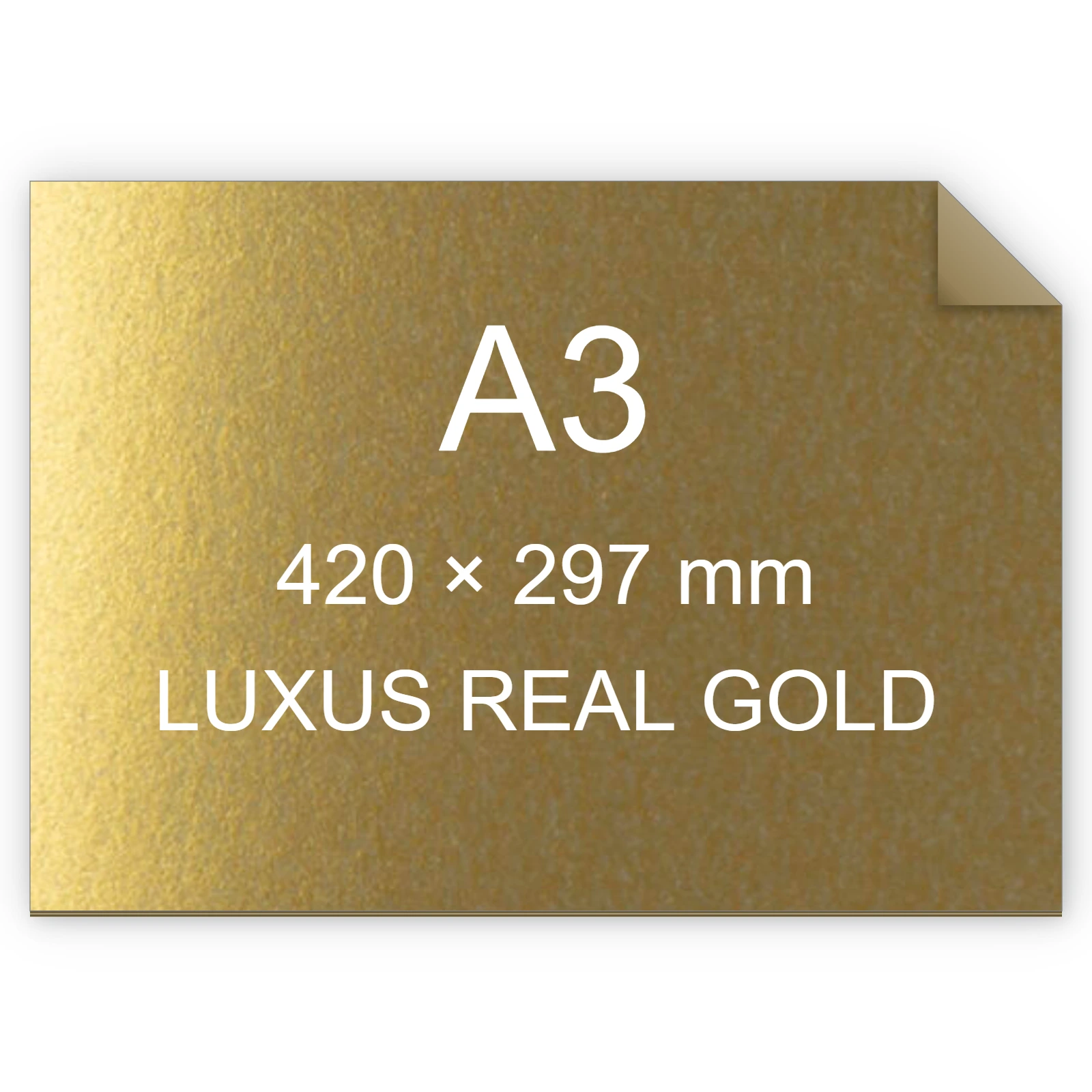 Cartoncino Favini, Majestic Digital HP Indigo, 250 g/m², A3, LUXUS REAL GOLD bra6550a3