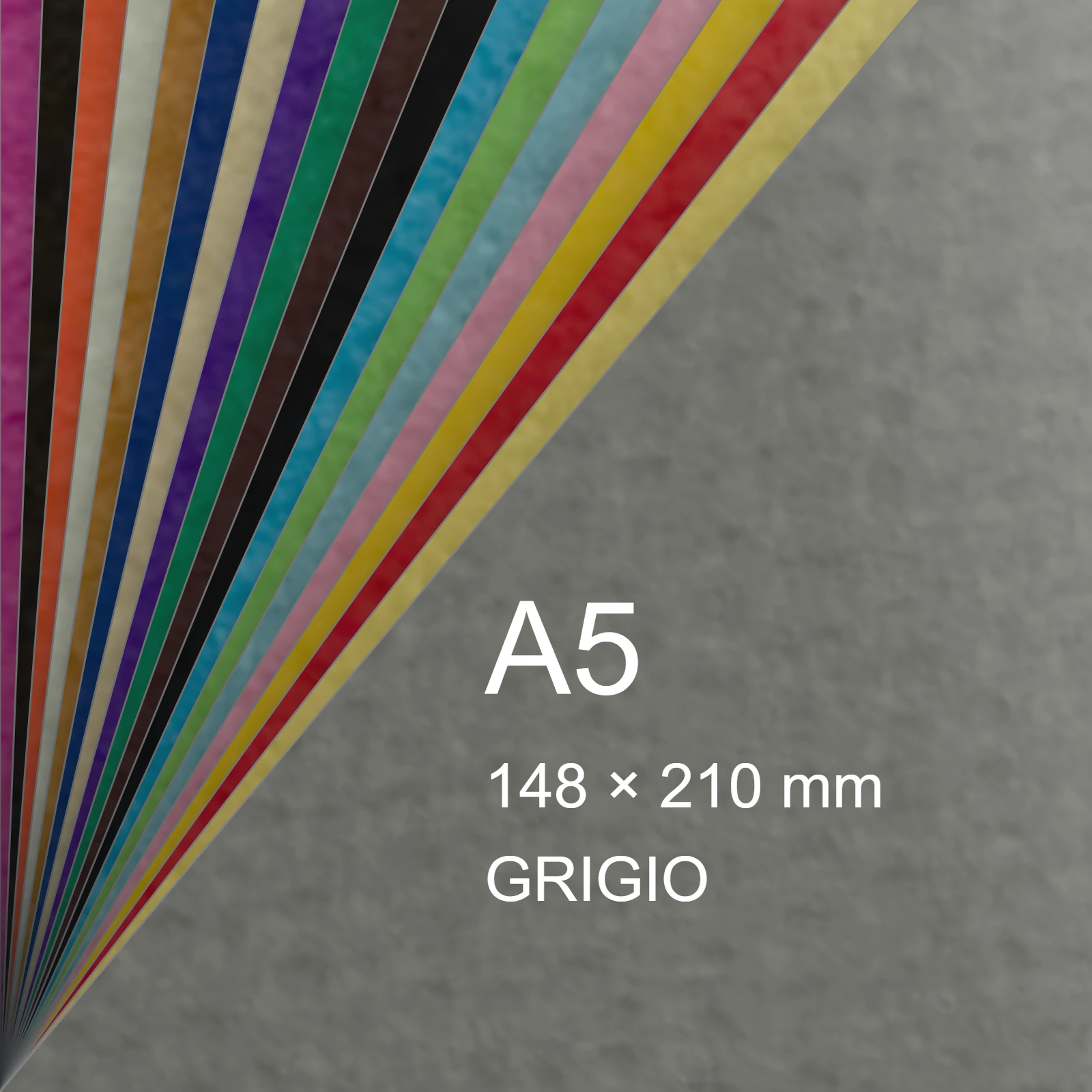 Cartoncino Favini, Prisma Plastificato, 250 g/m², A5, GRIGIO bra1331A5 - immagine aggiuntiva