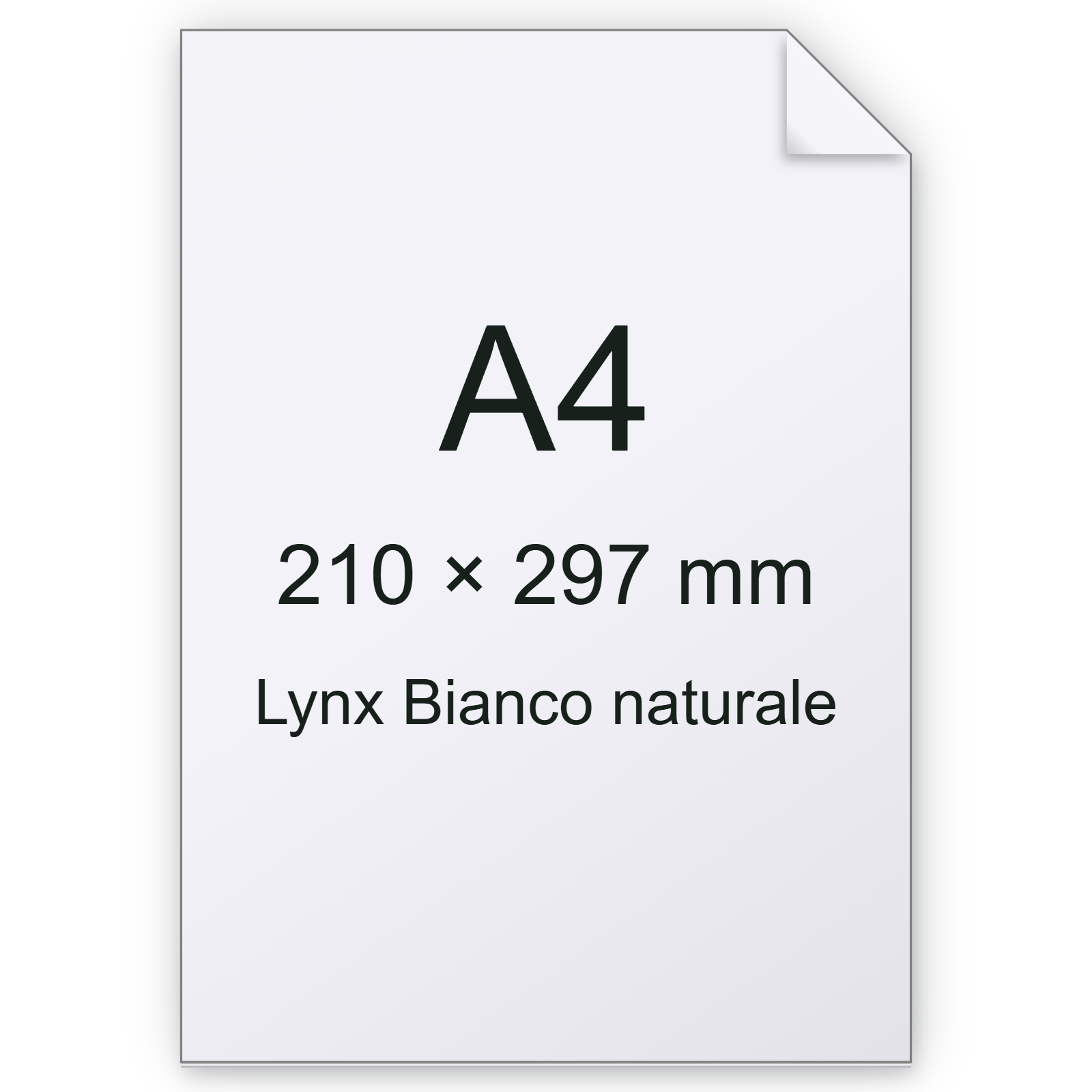 CartoncinoLynx, Munken, BiancoNATURALE, 170gr, A4
