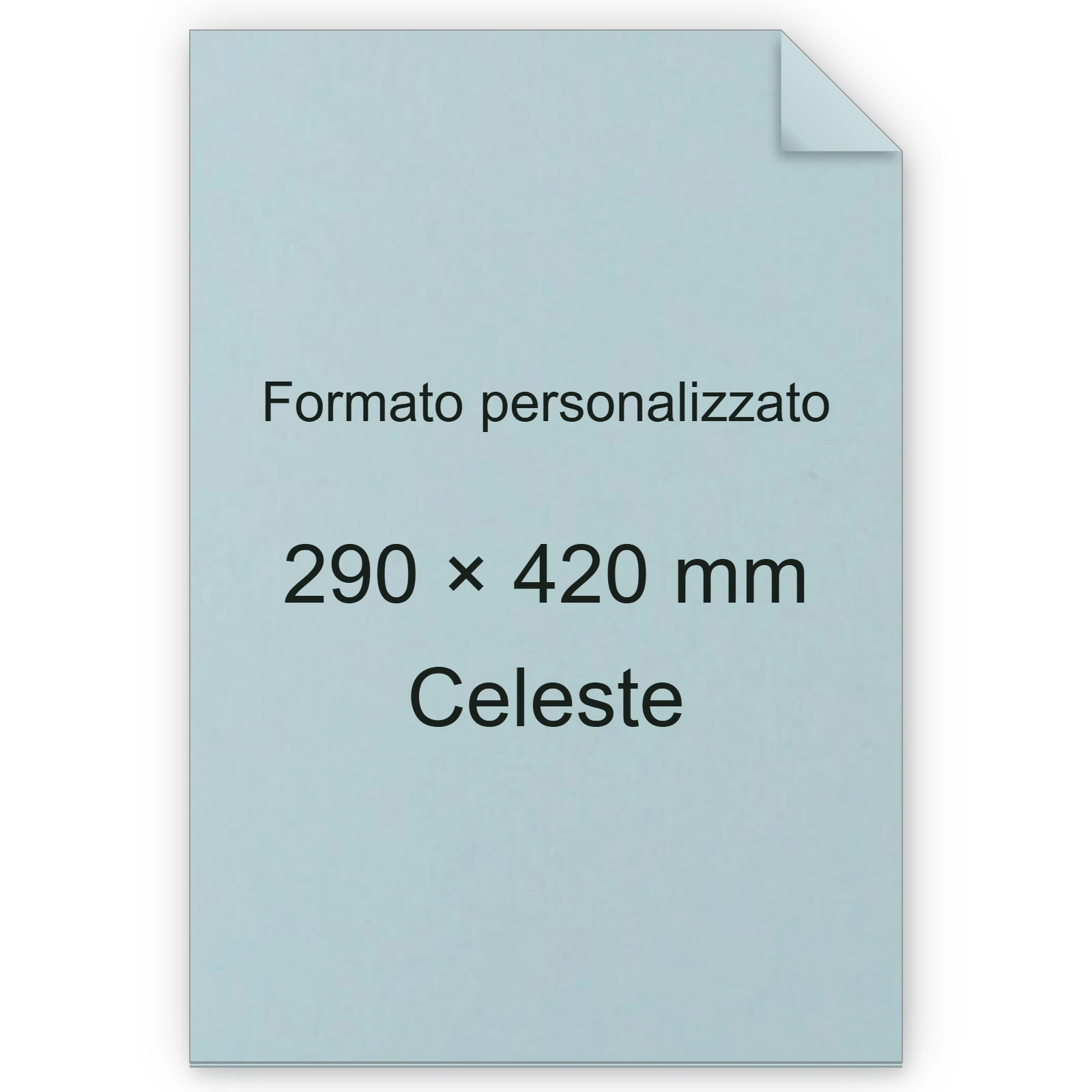 Cartoncino Favini, Burano, 140 g/m², 297x420 mm, CELESTE 03 bra835A3
